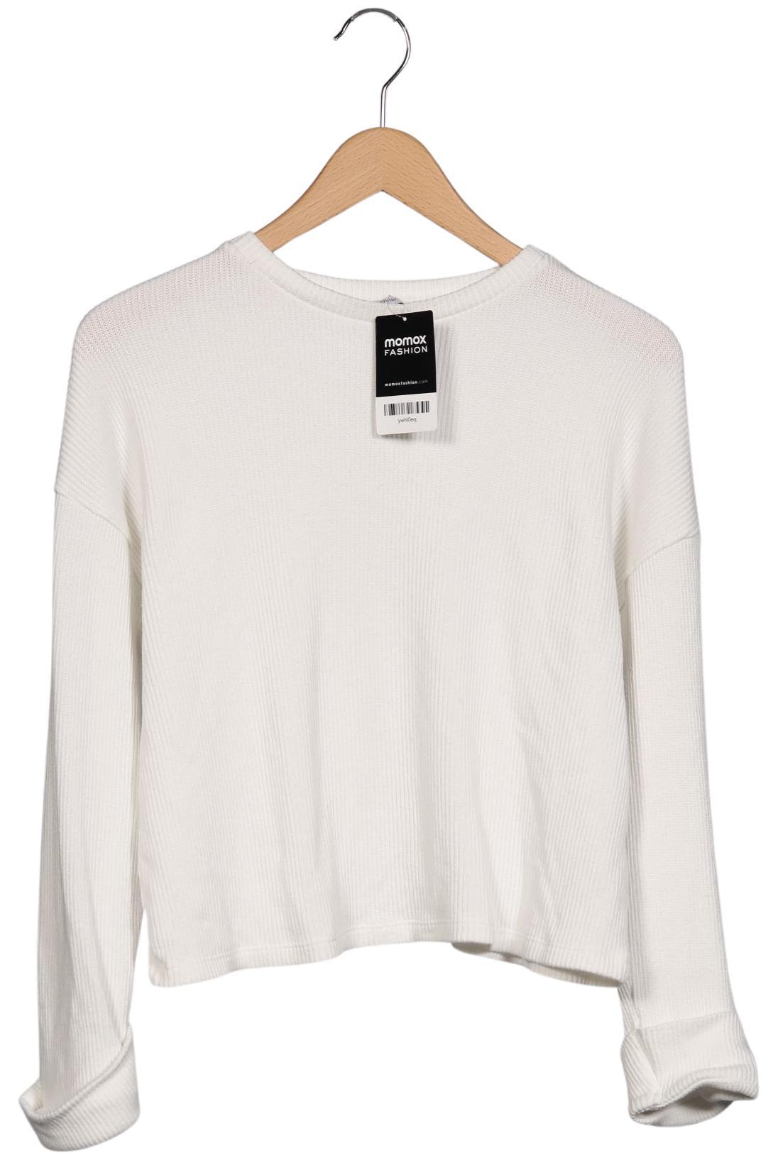 

Stradivarius Damen Pullover, weiß, Gr. 36