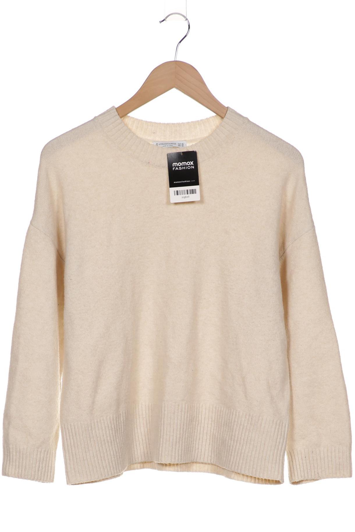 

Stradivarius Damen Pullover, cremeweiß, Gr. 34