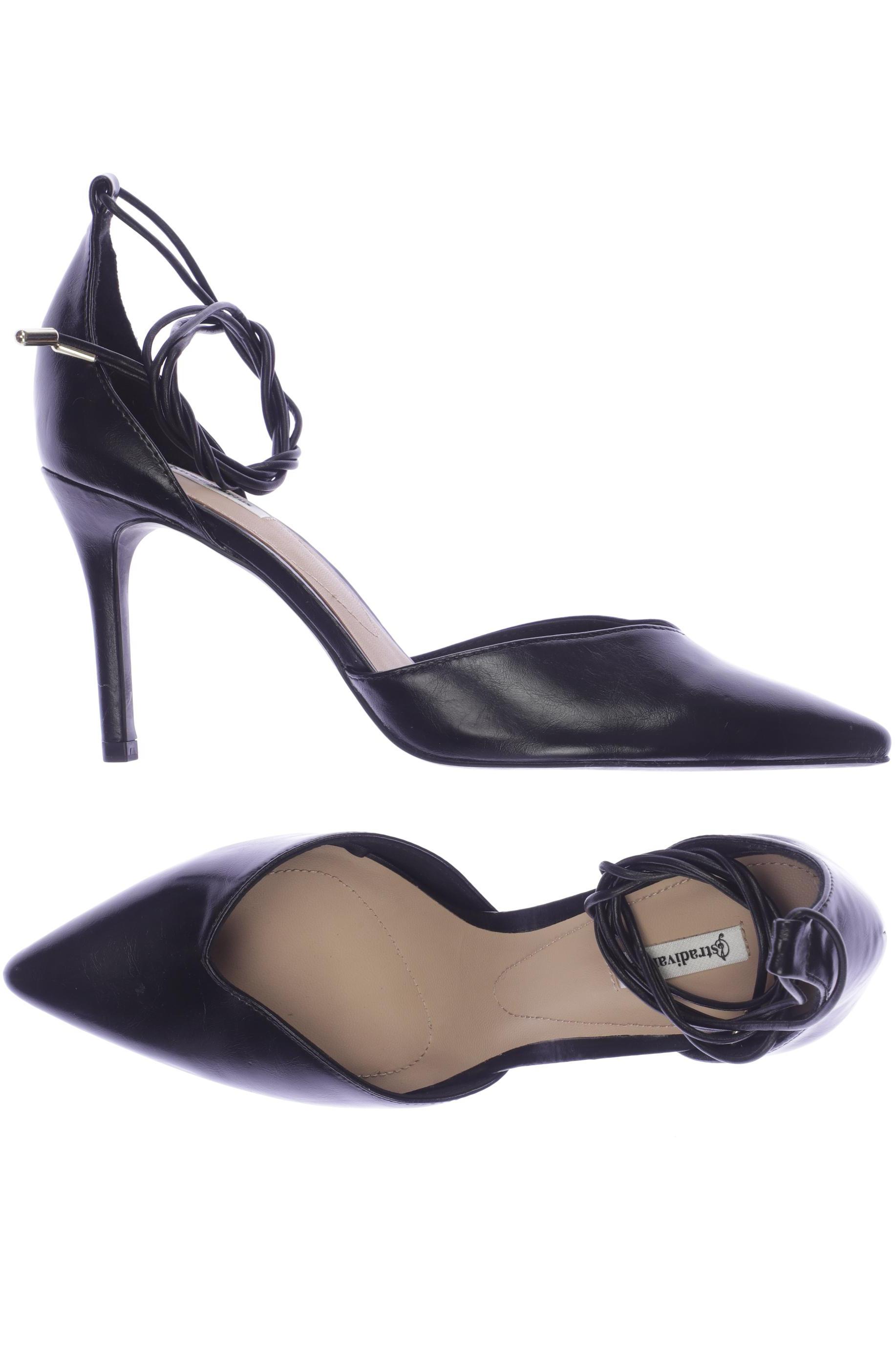 

Stradivarius Damen Pumps, schwarz