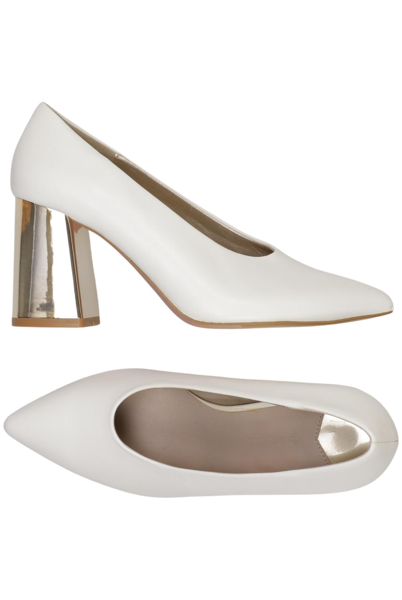 

Stradivarius Damen Pumps, weiß, Gr. 40