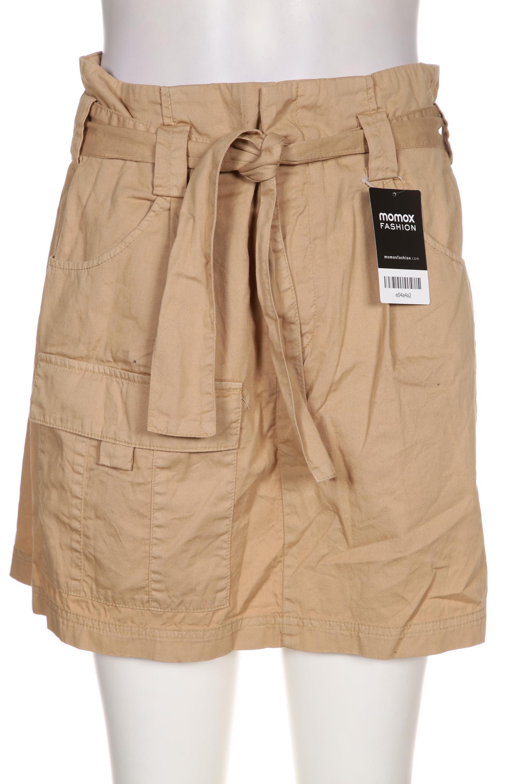 

Stradivarius Damen Rock, beige, Gr. 38