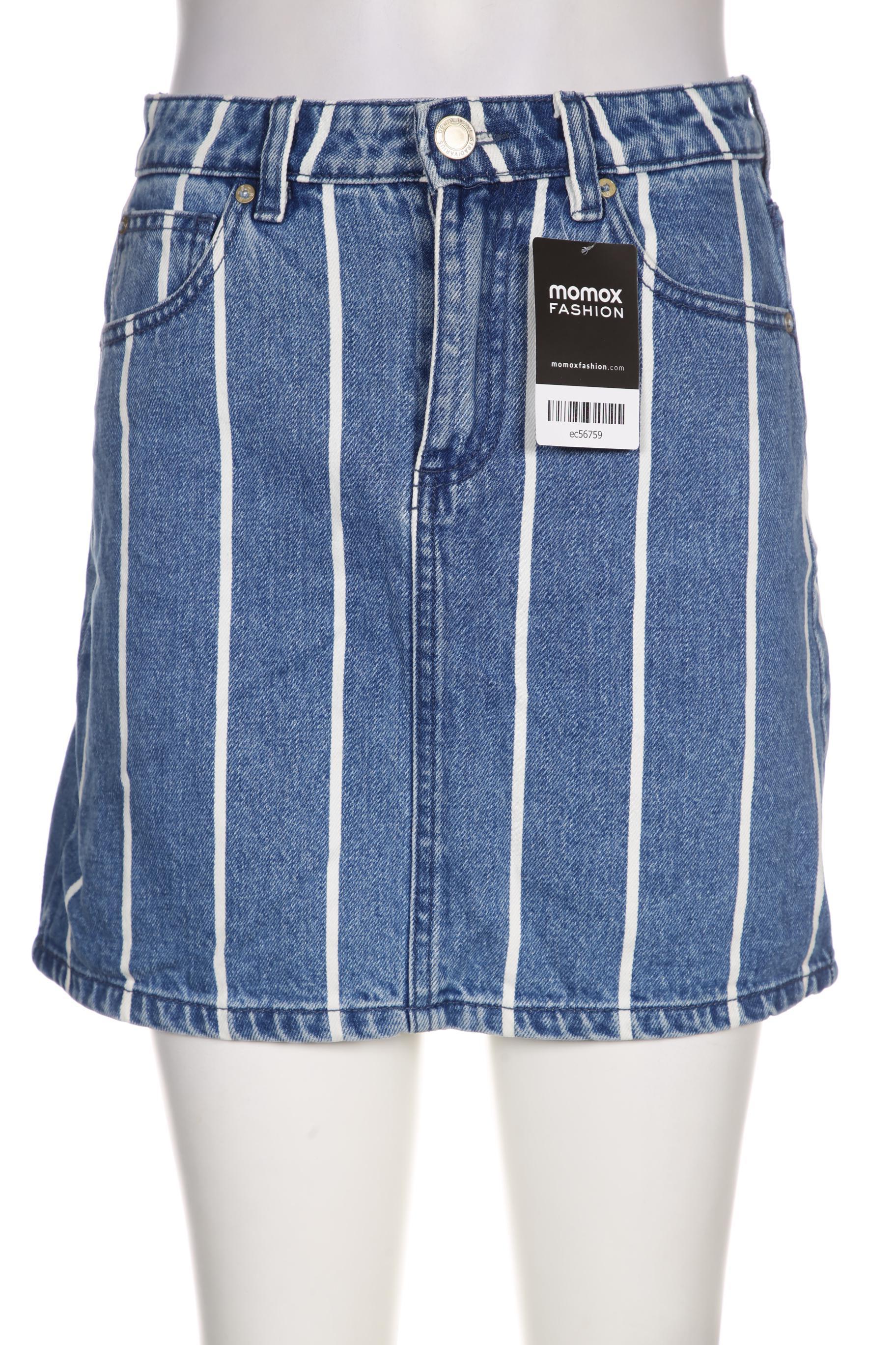 

Stradivarius Damen Rock, blau, Gr. 34