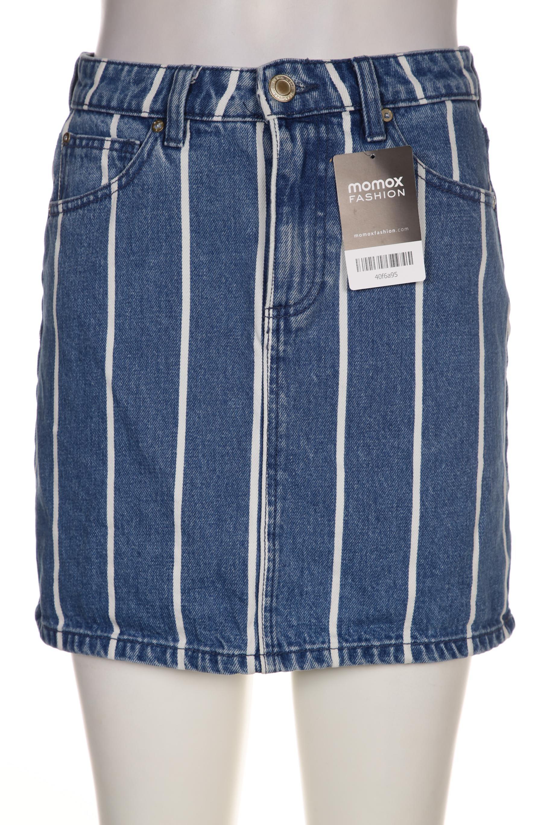 

Stradivarius Damen Rock, blau, Gr. 34