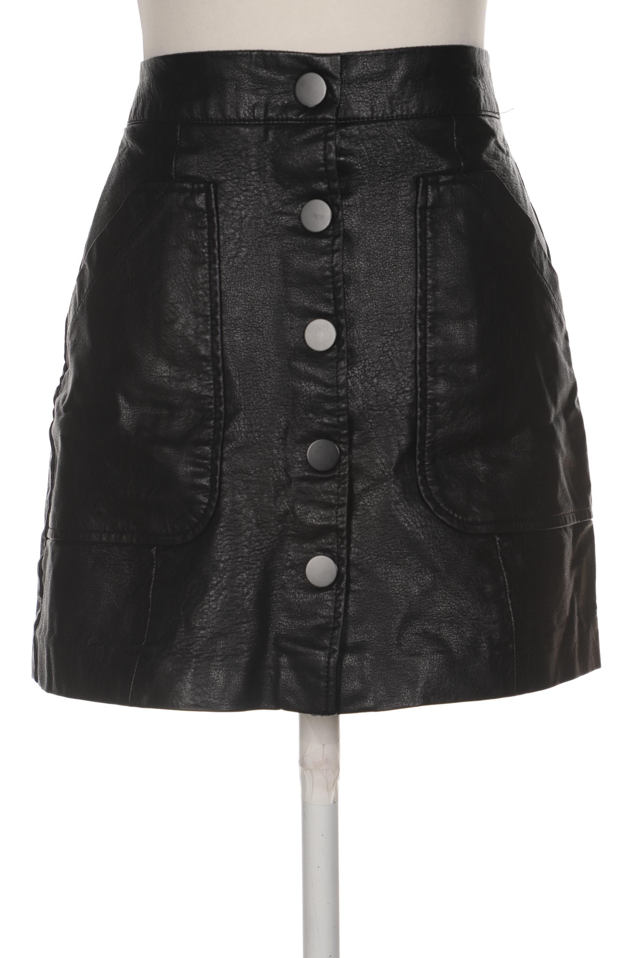 

Stradivarius Damen Rock, schwarz