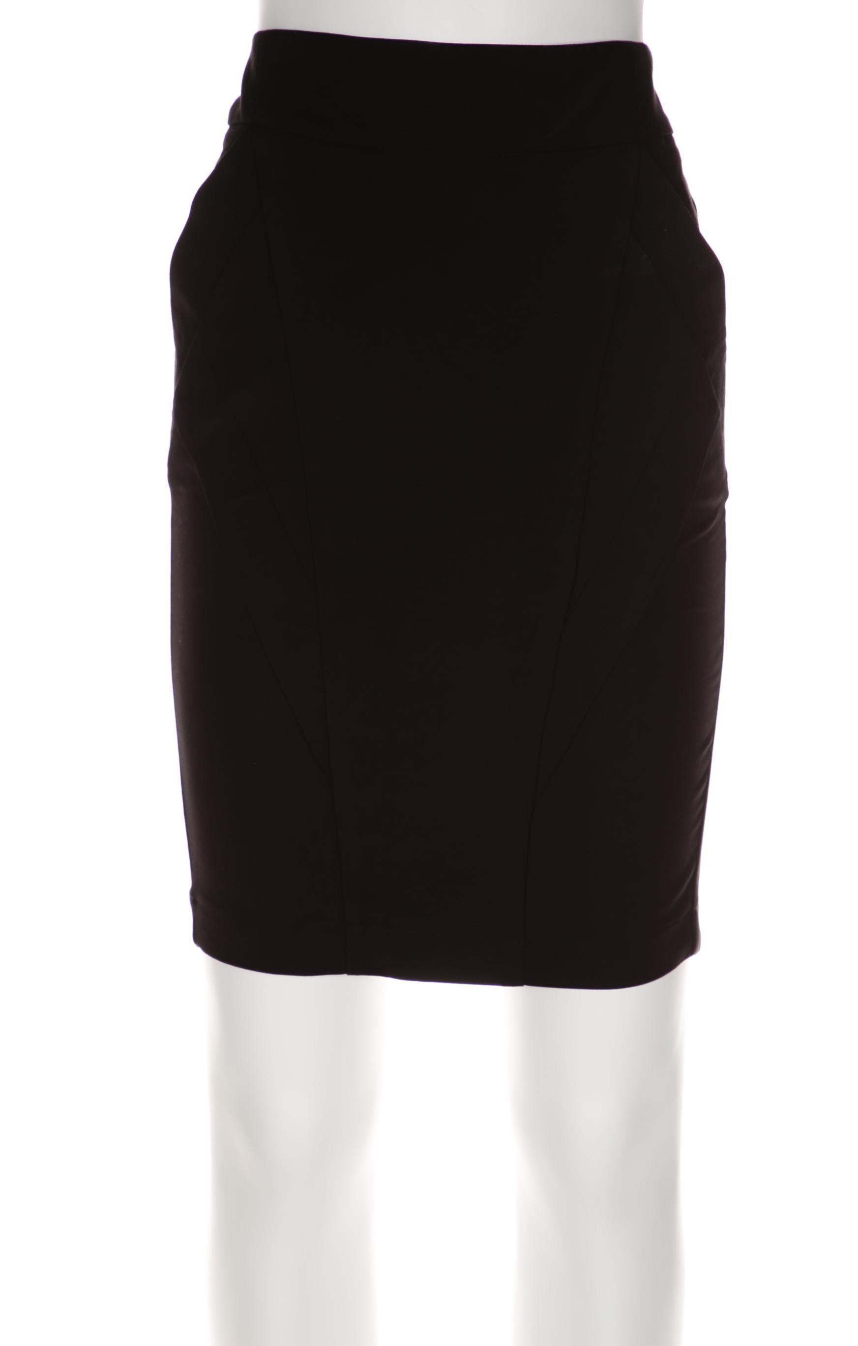 

Stradivarius Damen Rock, schwarz