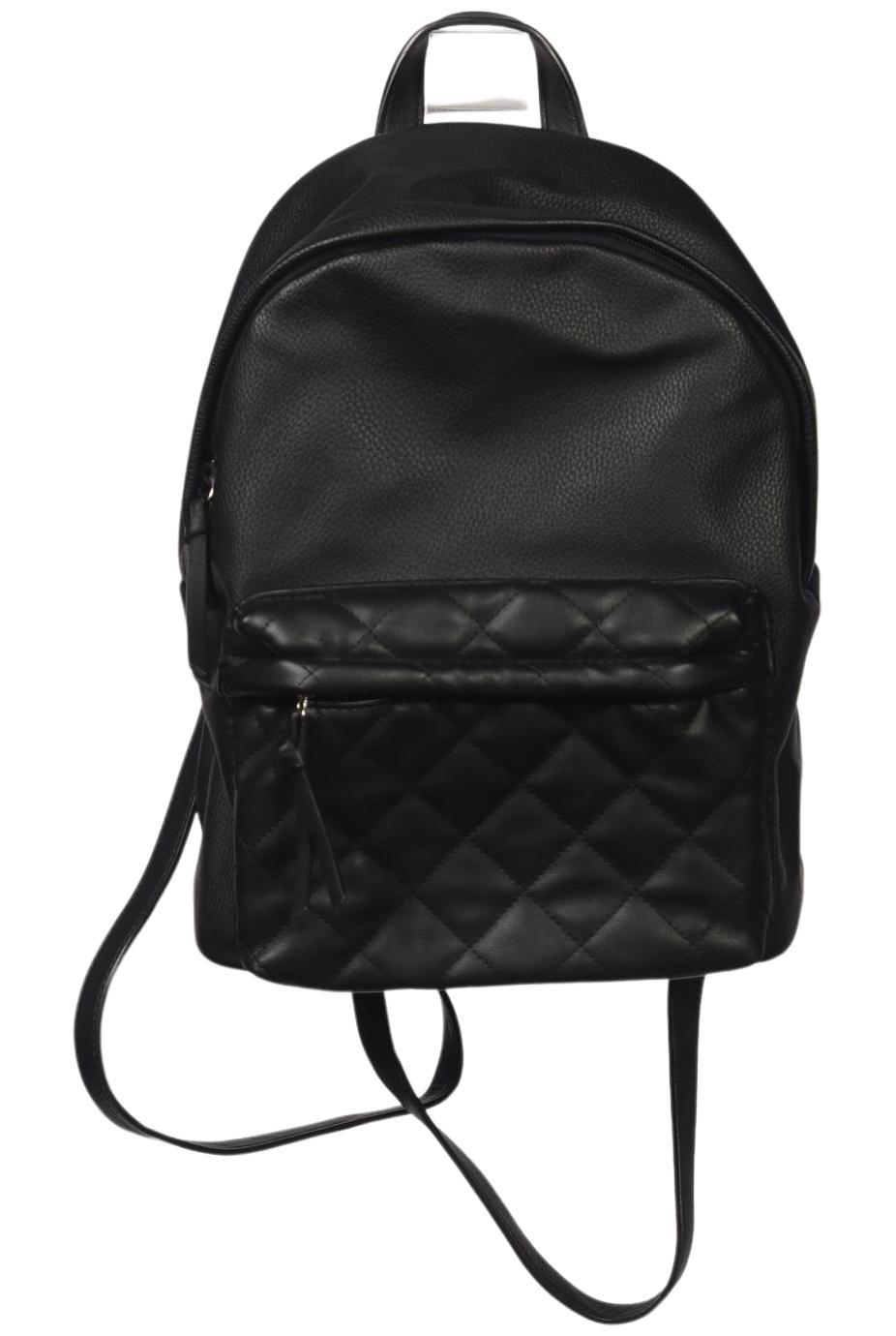 

Stradivarius Damen Rucksack, schwarz, Gr.