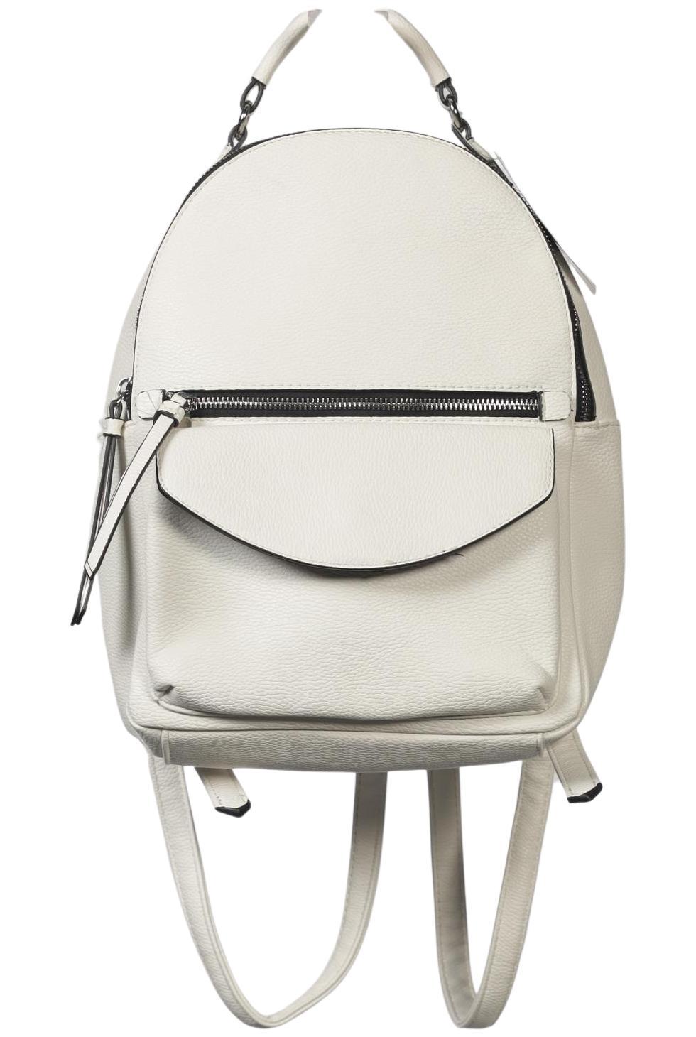 

Stradivarius Damen Rucksack, weiß, Gr.