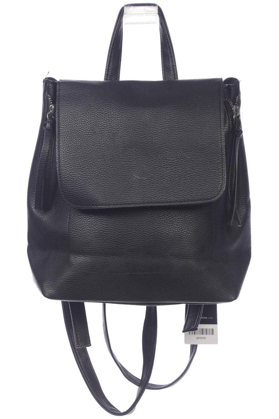 

Stradivarius Damen Rucksack, schwarz, Gr.