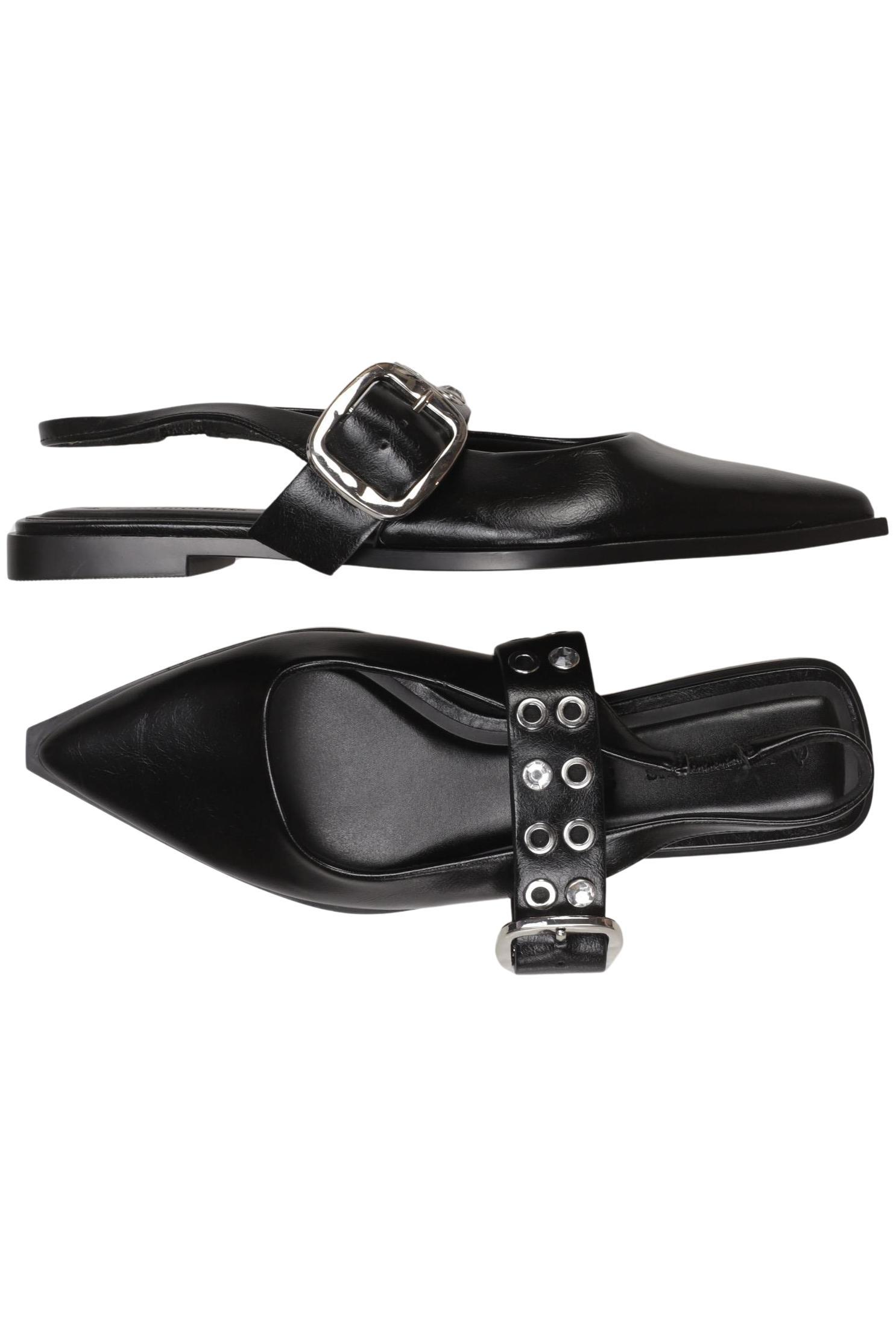 

Stradivarius Damen Sandale, schwarz, Gr. 36