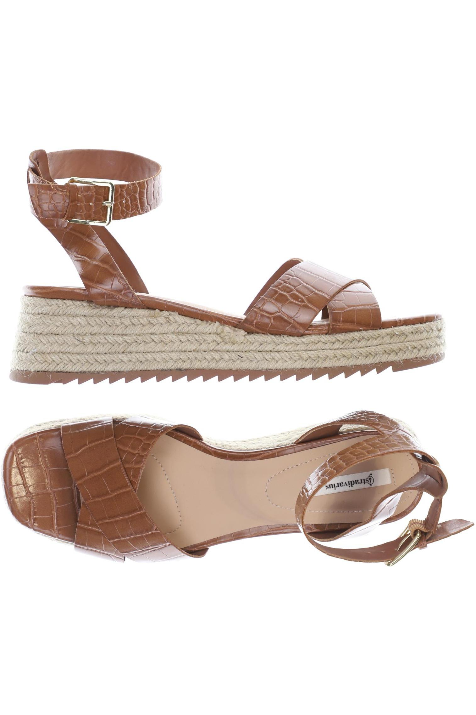 

Stradivarius Damen Sandale, braun, Gr. 39