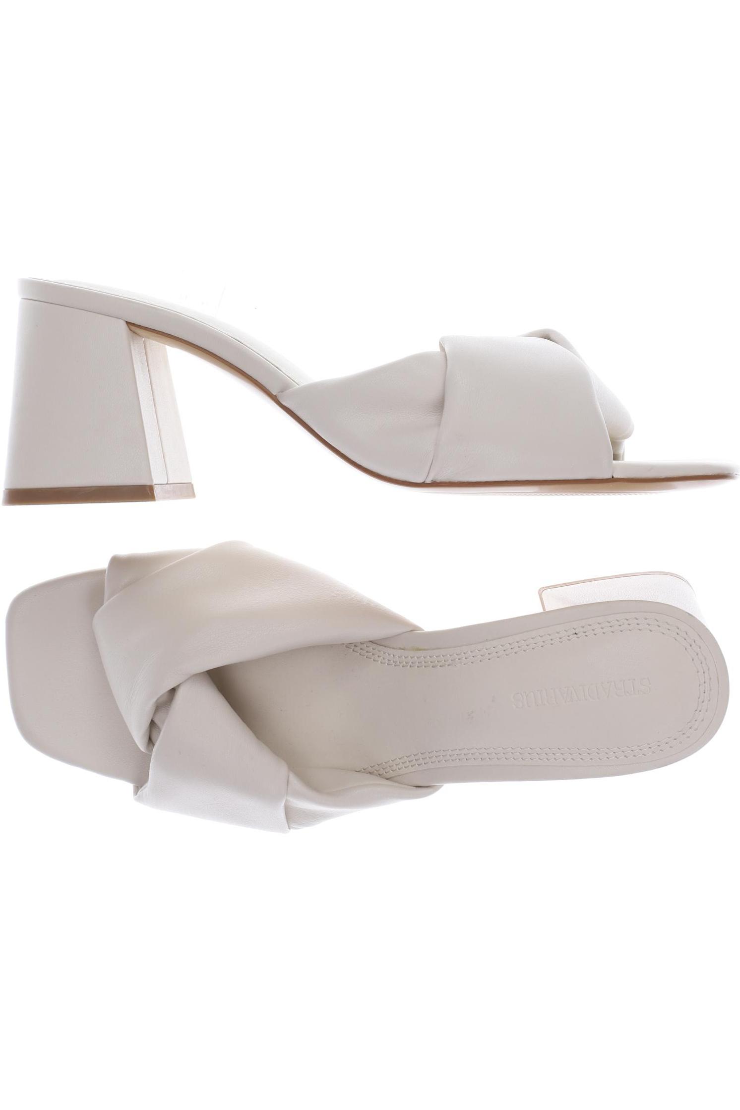 

Stradivarius Damen Sandale, cremeweiß, Gr. 38
