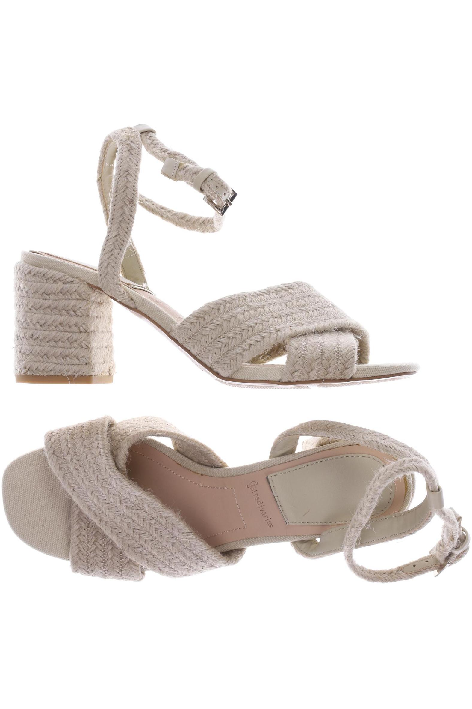 

Stradivarius Damen Sandale, beige, Gr. 38