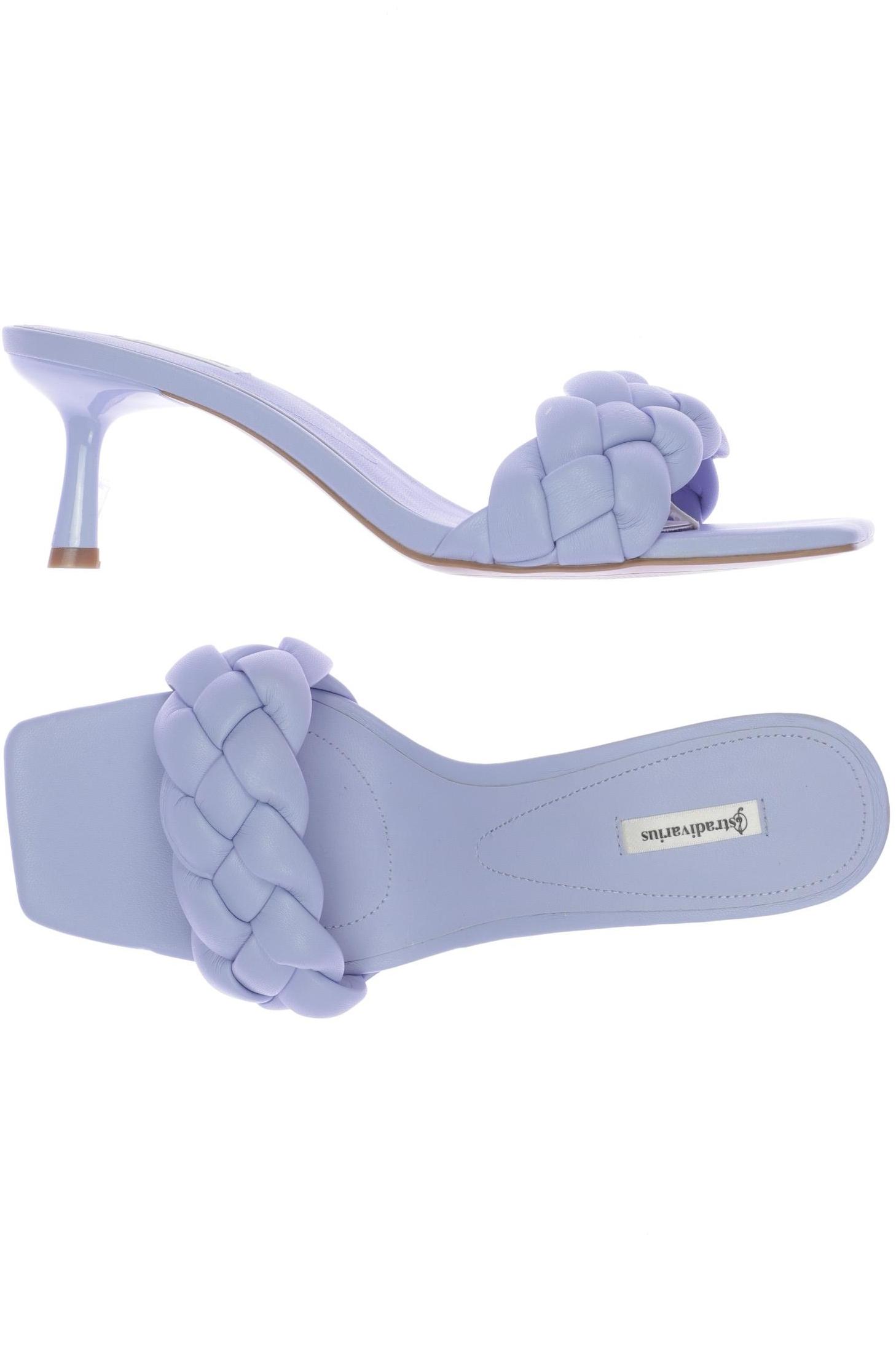 

Stradivarius Damen Sandale, hellblau, Gr. 39