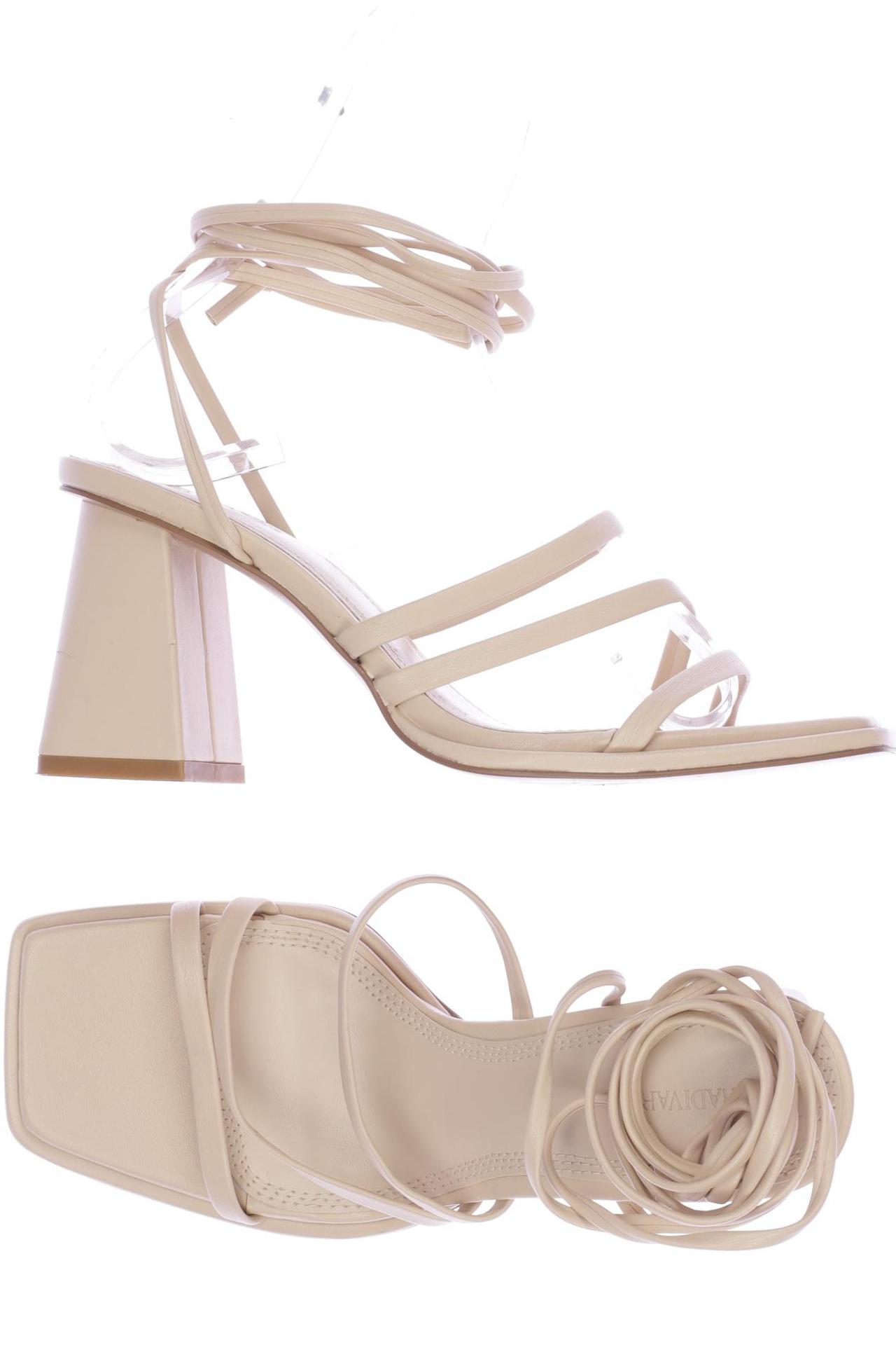 

Stradivarius Damen Sandale, beige, Gr. 37