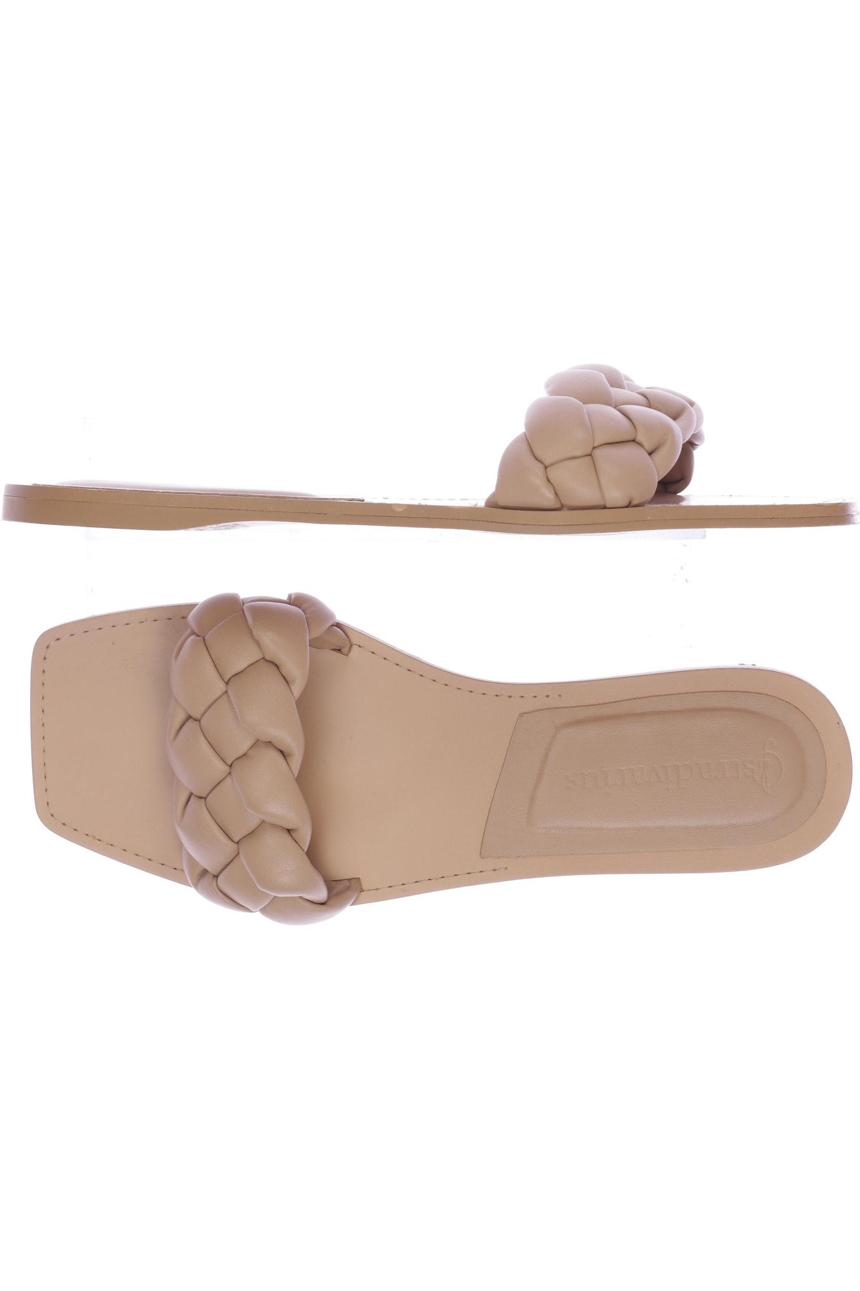 

Stradivarius Damen Sandale, beige, Gr. 41