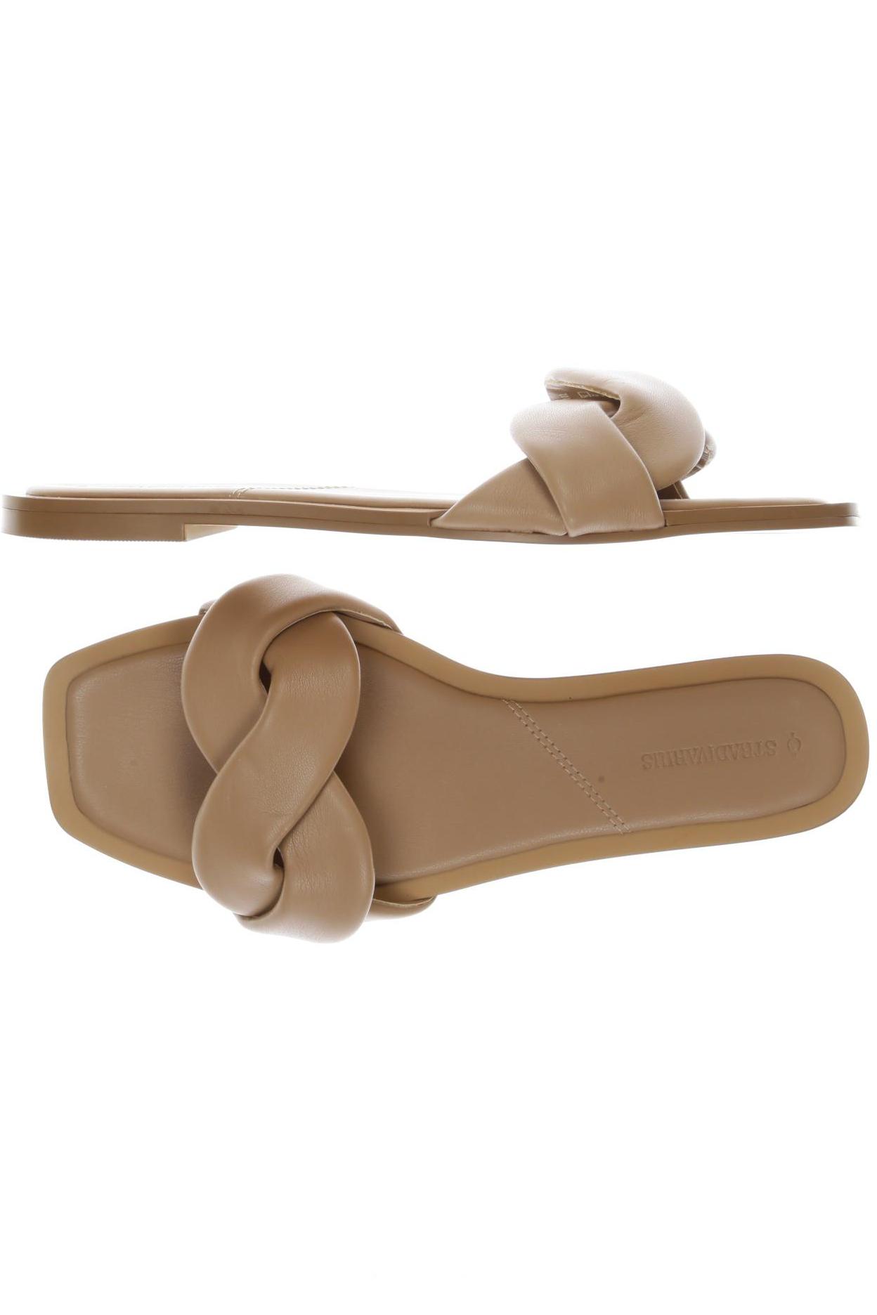 

Stradivarius Damen Sandale, beige, Gr. 39