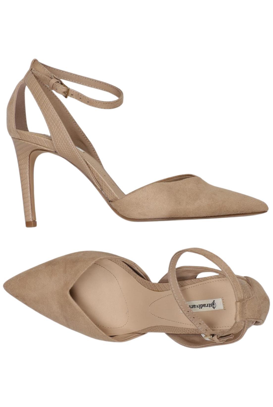 

Stradivarius Damen Sandale, beige, Gr. 37