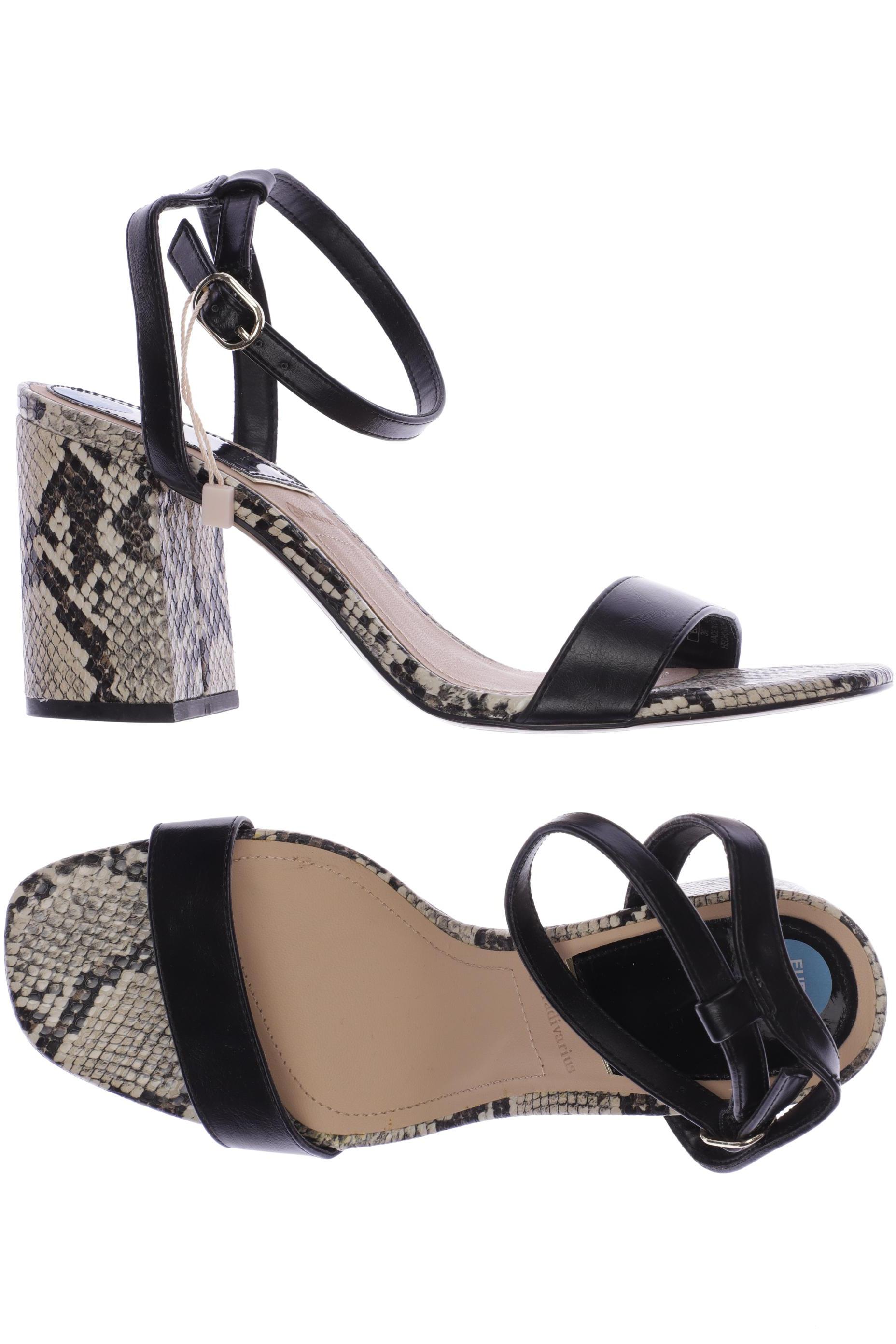 

Stradivarius Damen Sandale, schwarz, Gr. 39