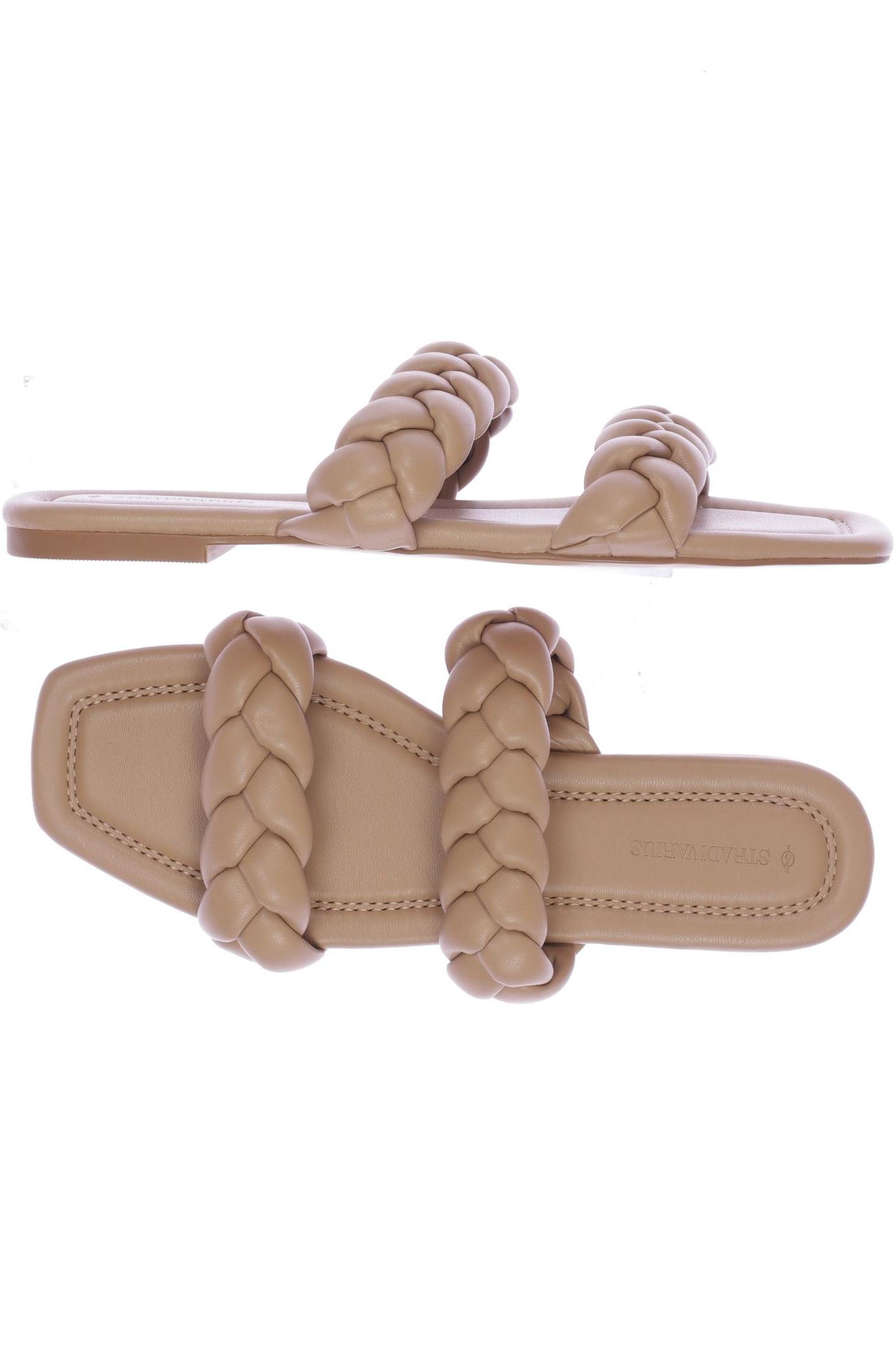 

Stradivarius Damen Sandale, beige, Gr. 39