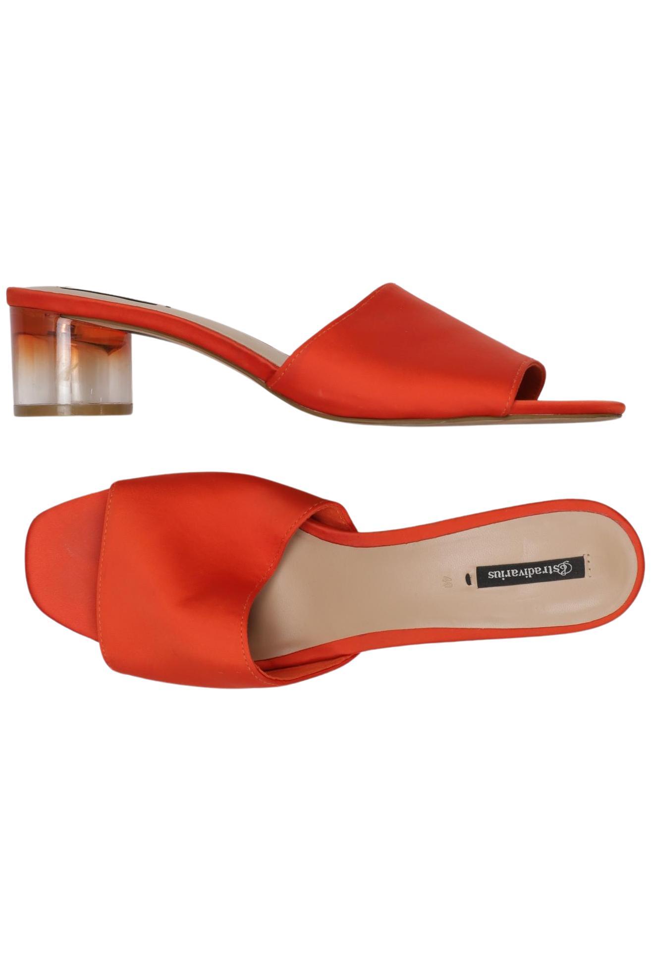 

Stradivarius Damen Sandale, rot, Gr. 40