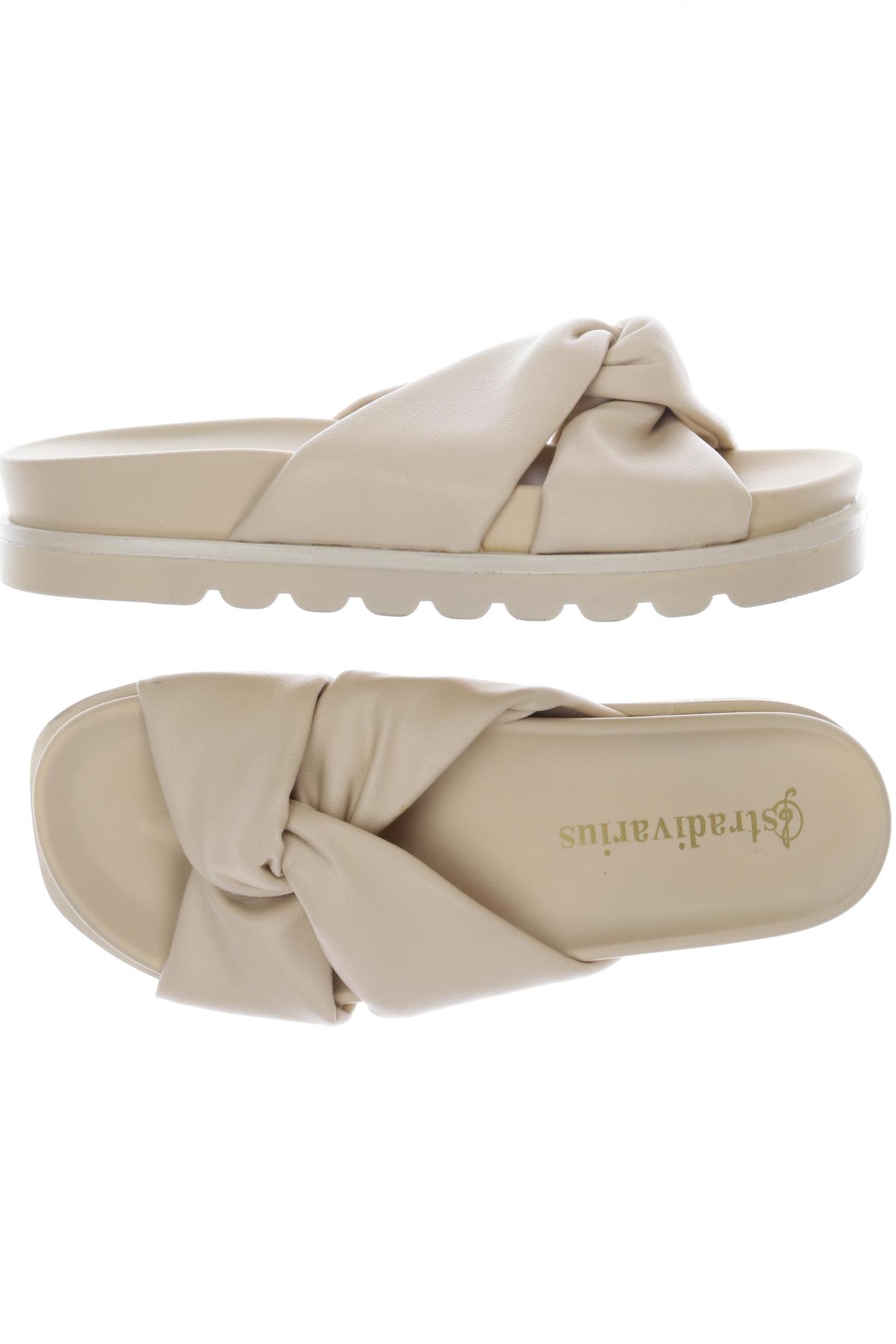 

Stradivarius Damen Sandale, beige, Gr. 36