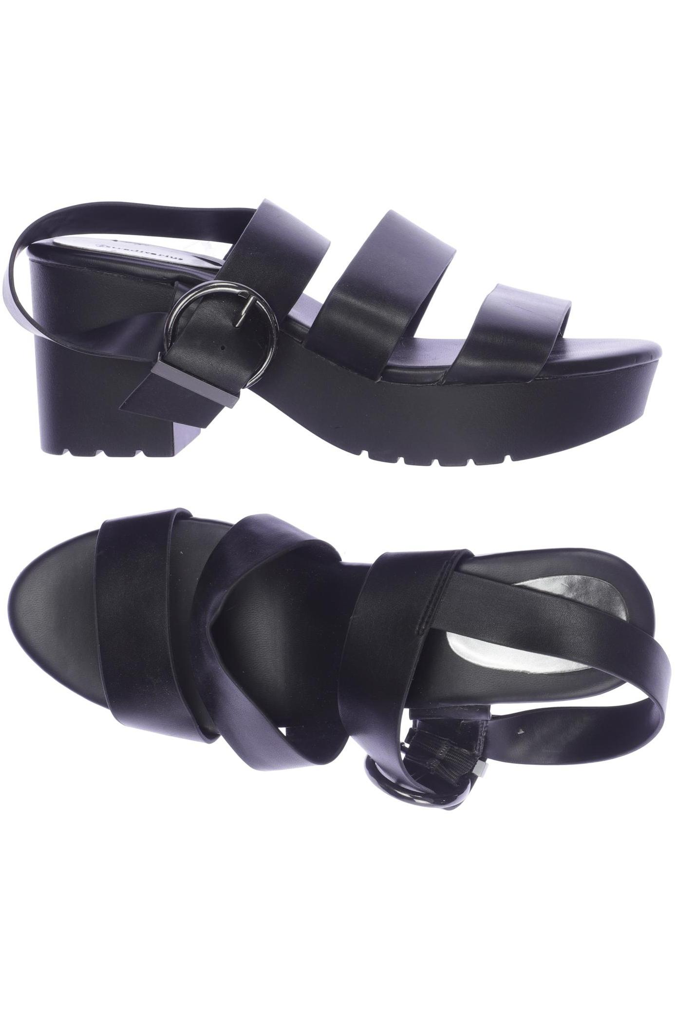 

Stradivarius Damen Sandale, schwarz, Gr. 38