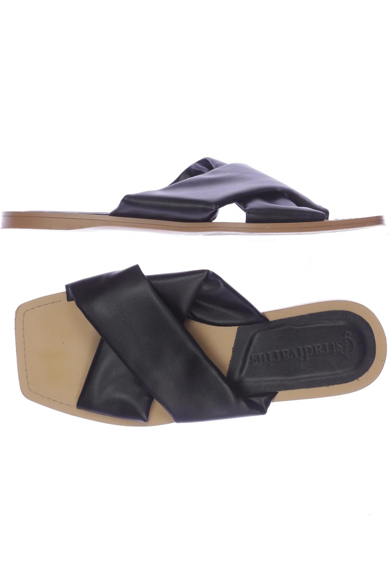 

Stradivarius Damen Sandale, schwarz, Gr. 38