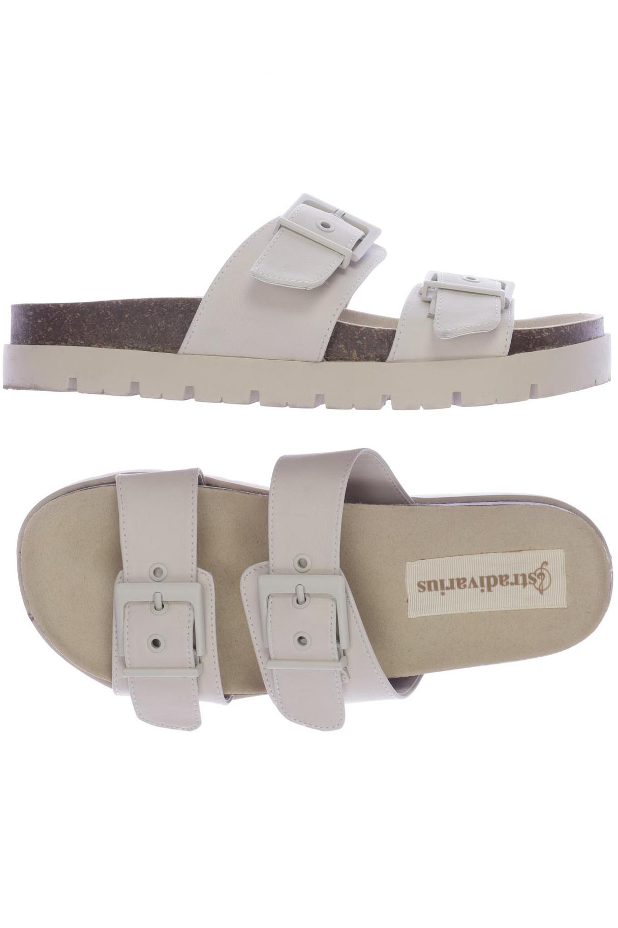 

Stradivarius Damen Sandale, beige, Gr. 38