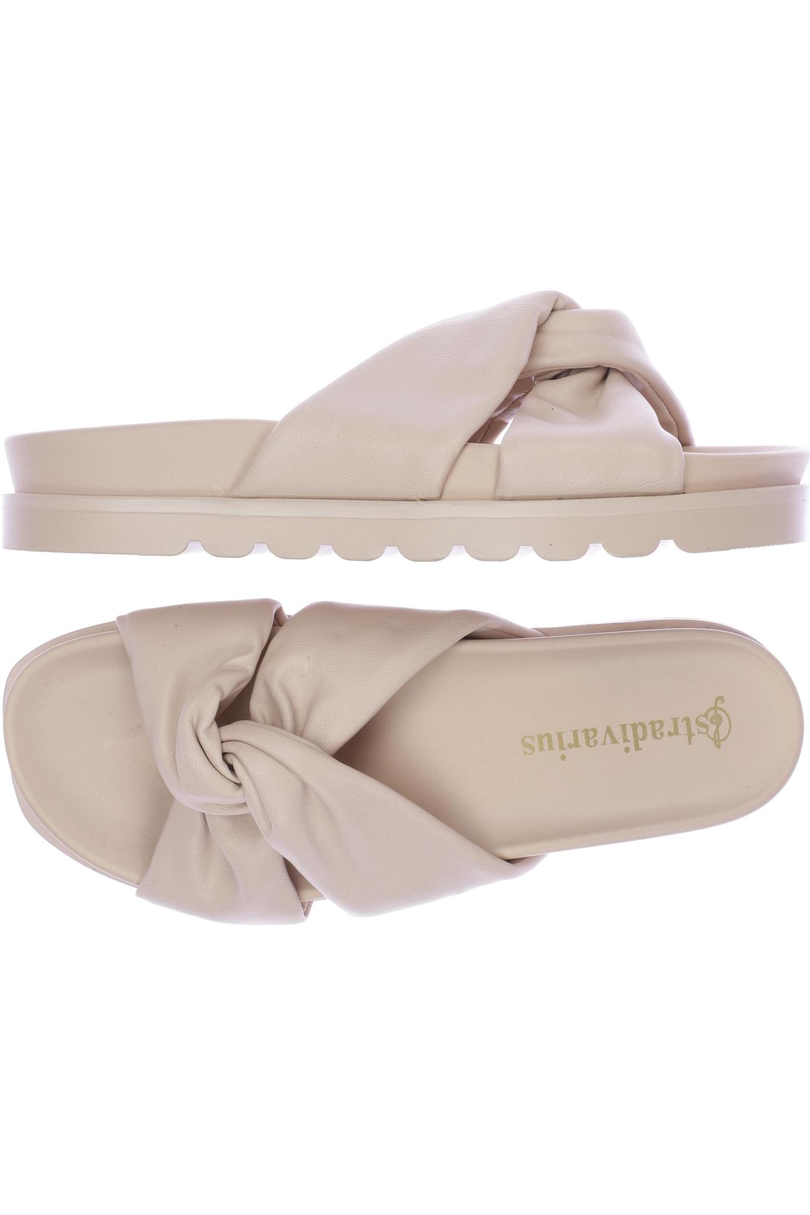 

Stradivarius Damen Sandale, beige, Gr. 39