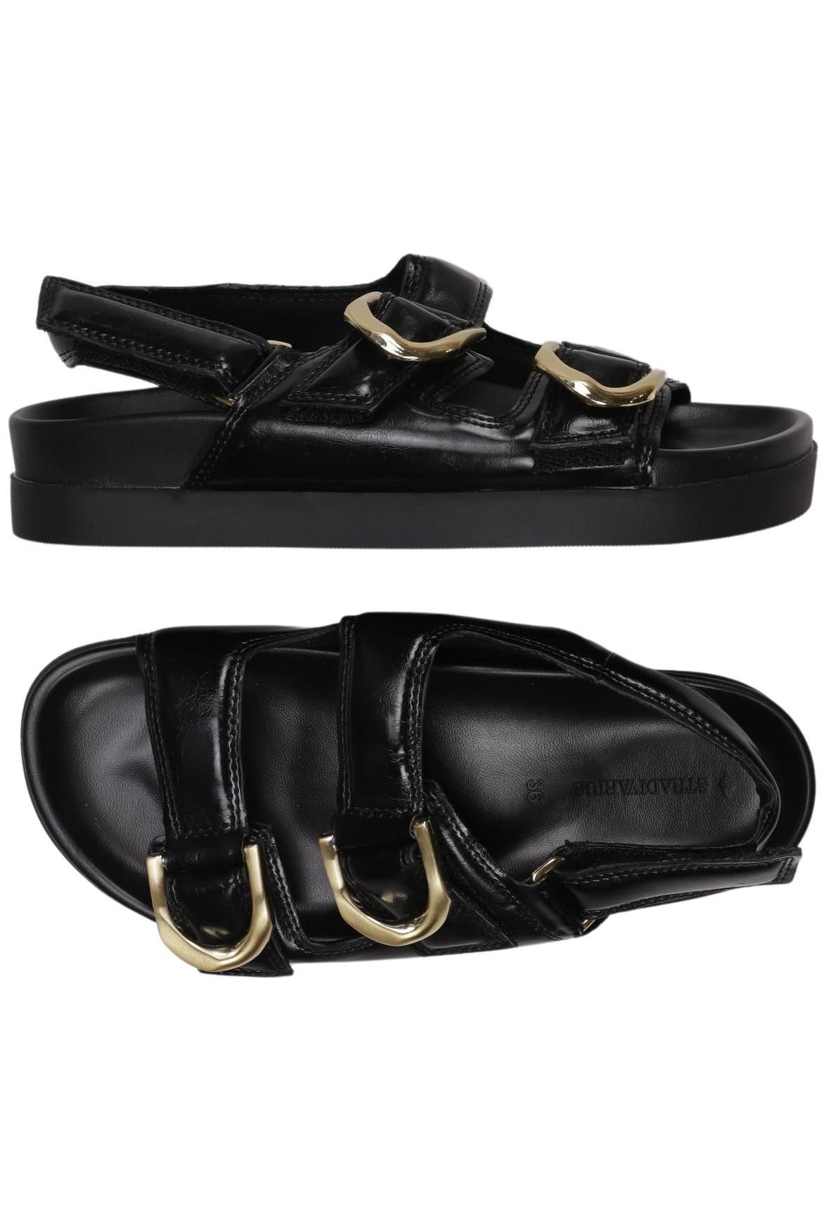 

Stradivarius Damen Sandale, schwarz, Gr. 36