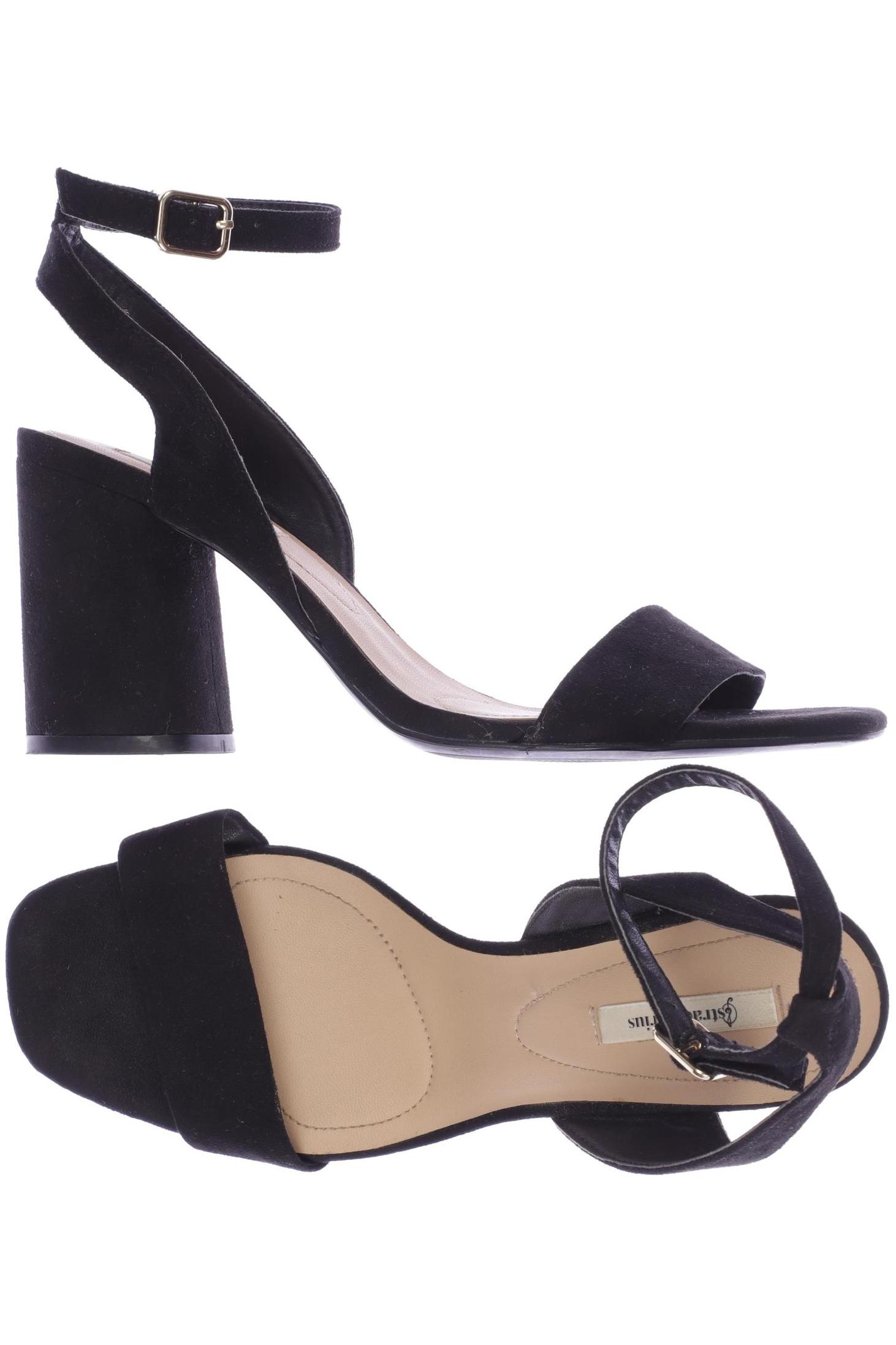 

Stradivarius Damen Sandale, schwarz, Gr. 38