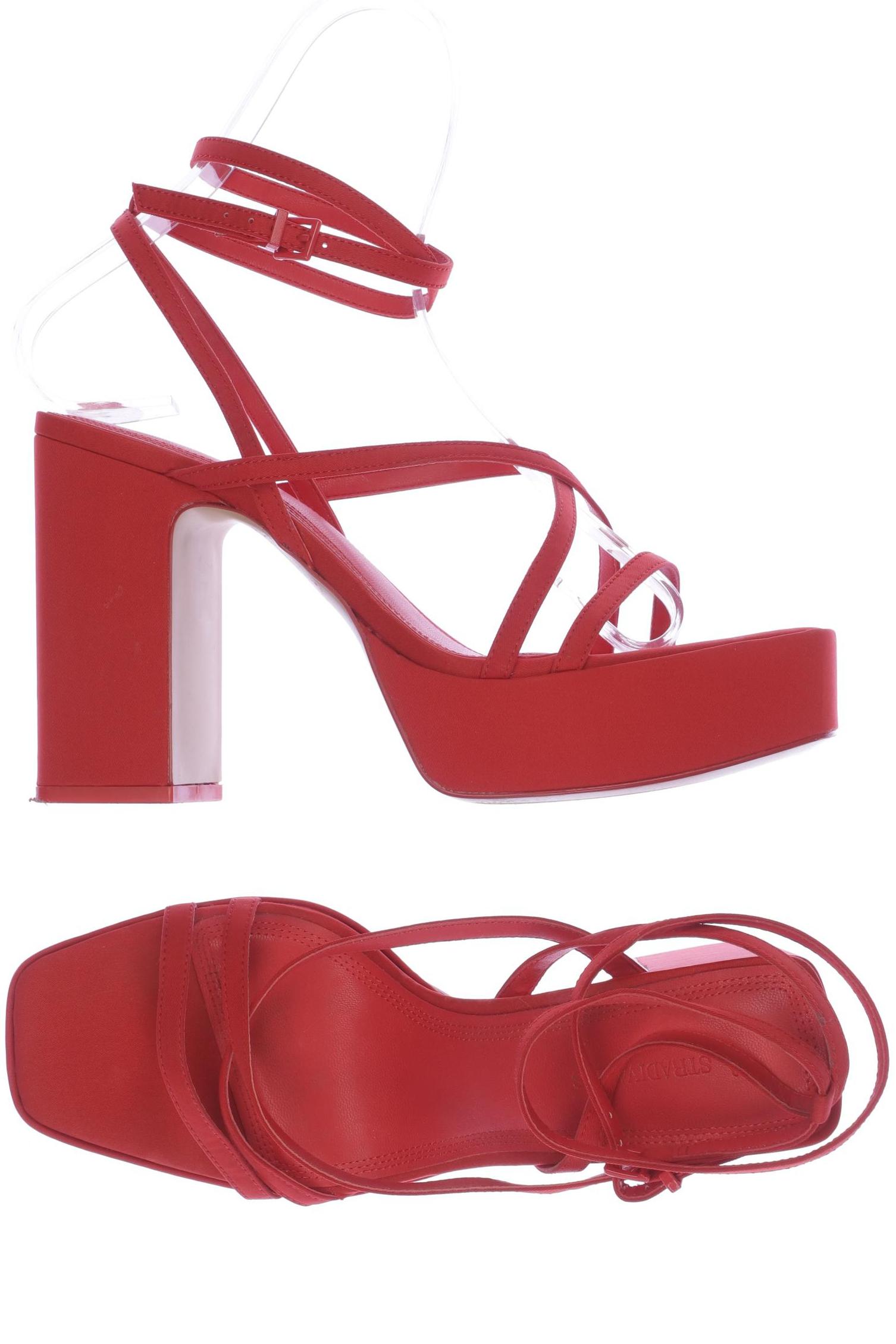 

Stradivarius Damen Sandale, rot, Gr. 39