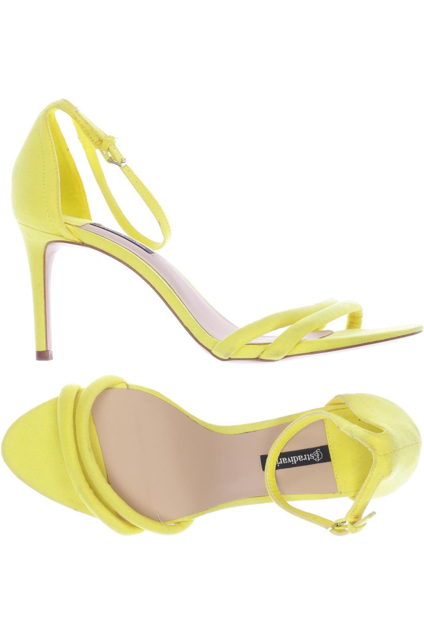 

Stradivarius Damen Sandale, gelb