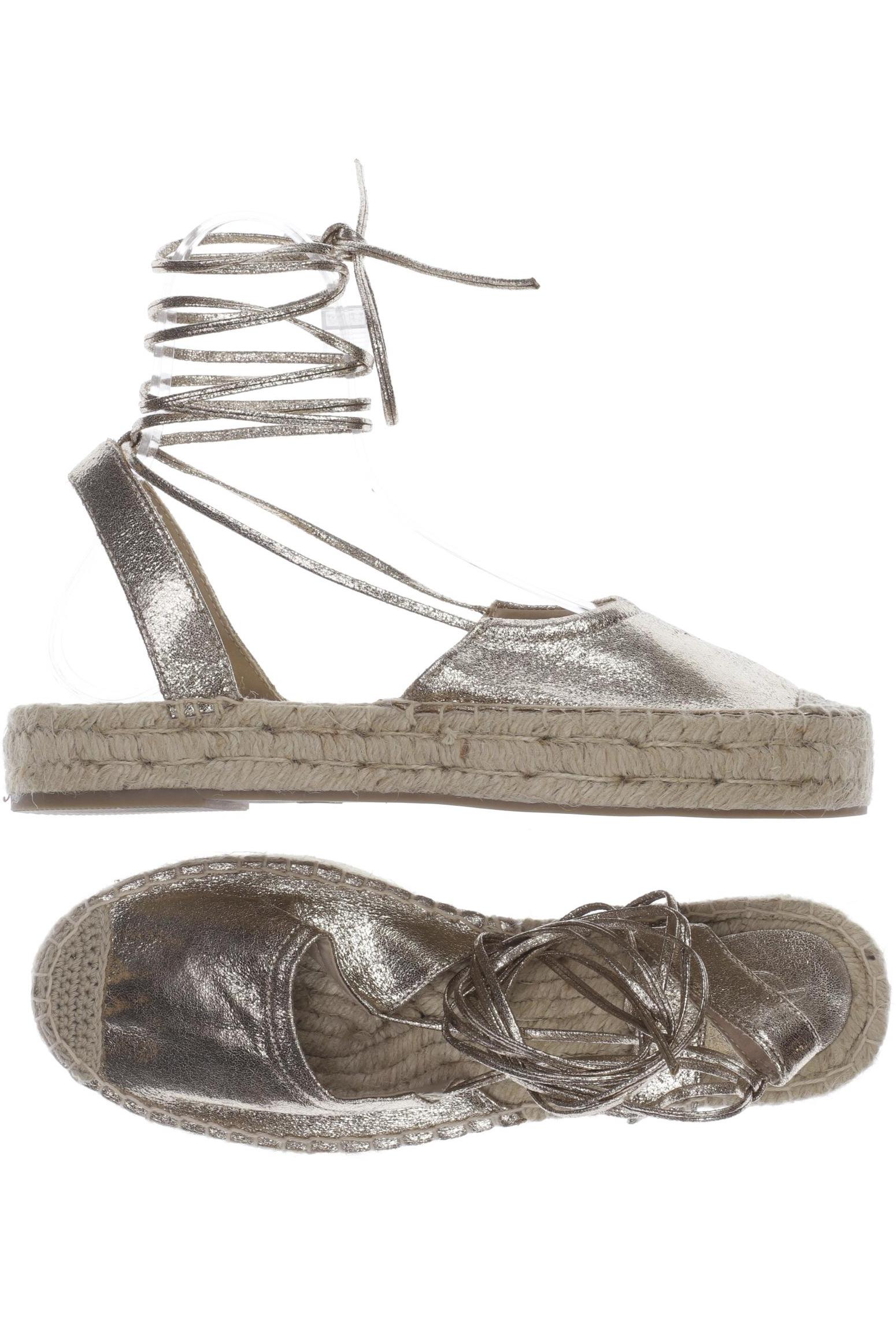 

Stradivarius Damen Sandale, gold, Gr. 41