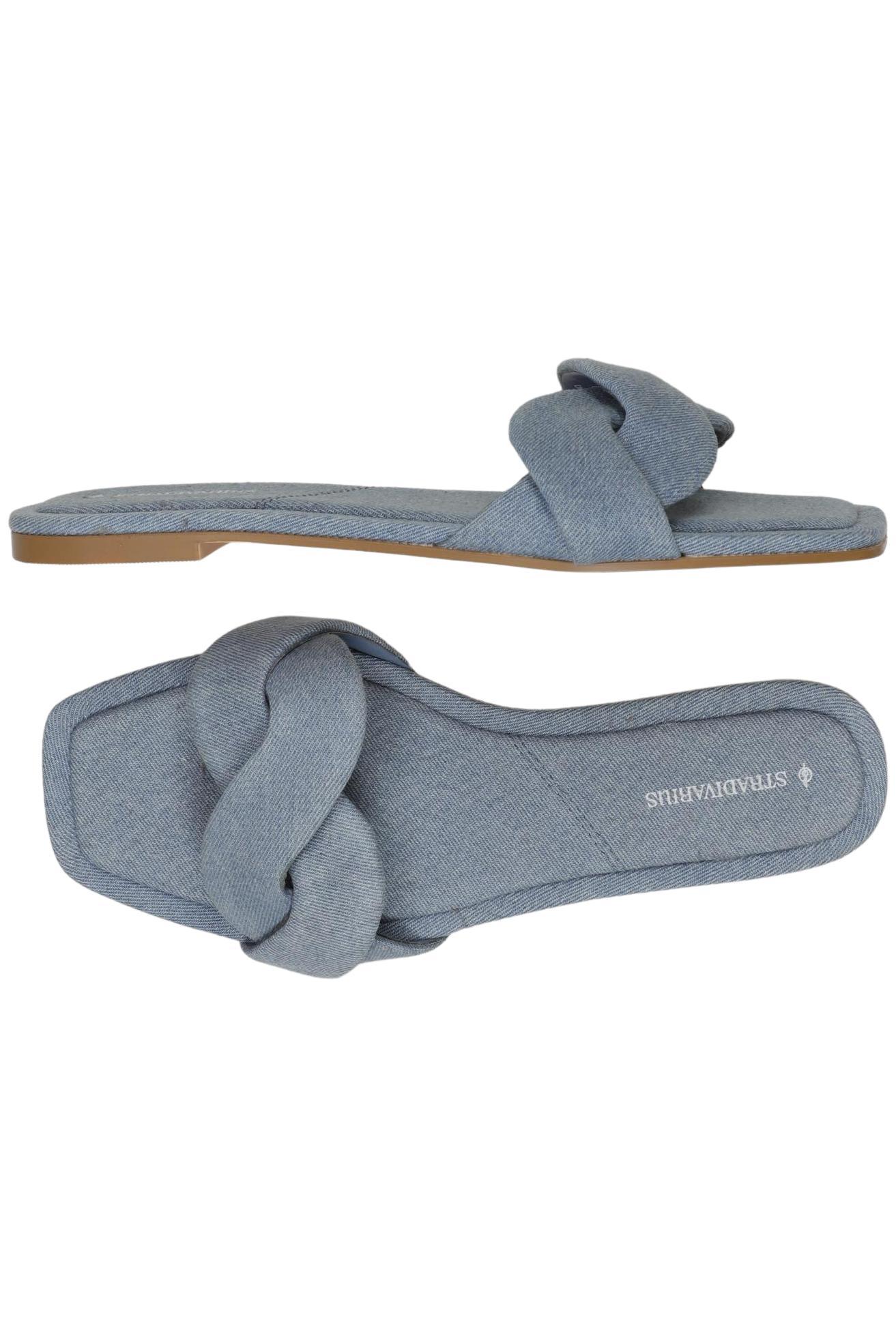 

Stradivarius Damen Sandale, blau, Gr. 38