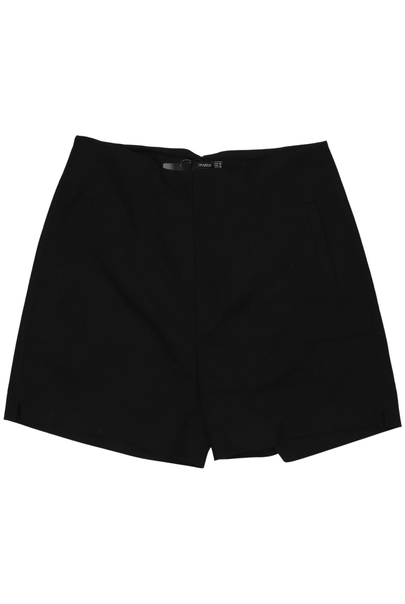 

Stradivarius Damen Shorts, schwarz, Gr. 40