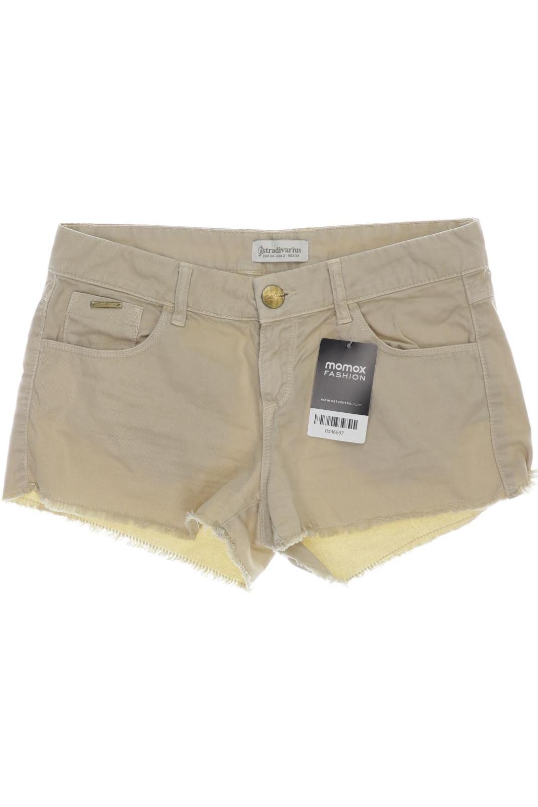 

Stradivarius Damen Shorts, beige, Gr. 34