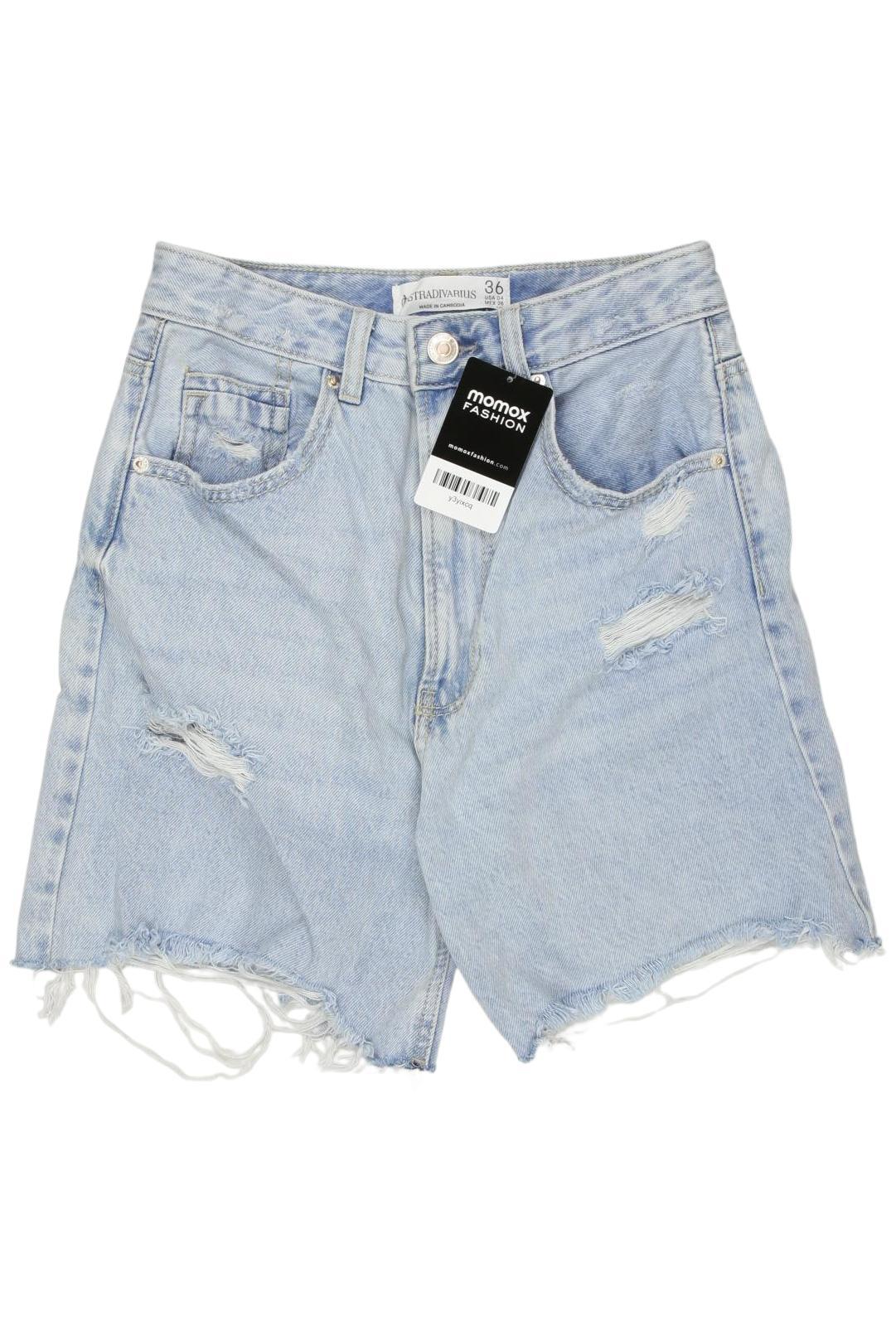 

Stradivarius Damen Shorts, hellblau, Gr. 36