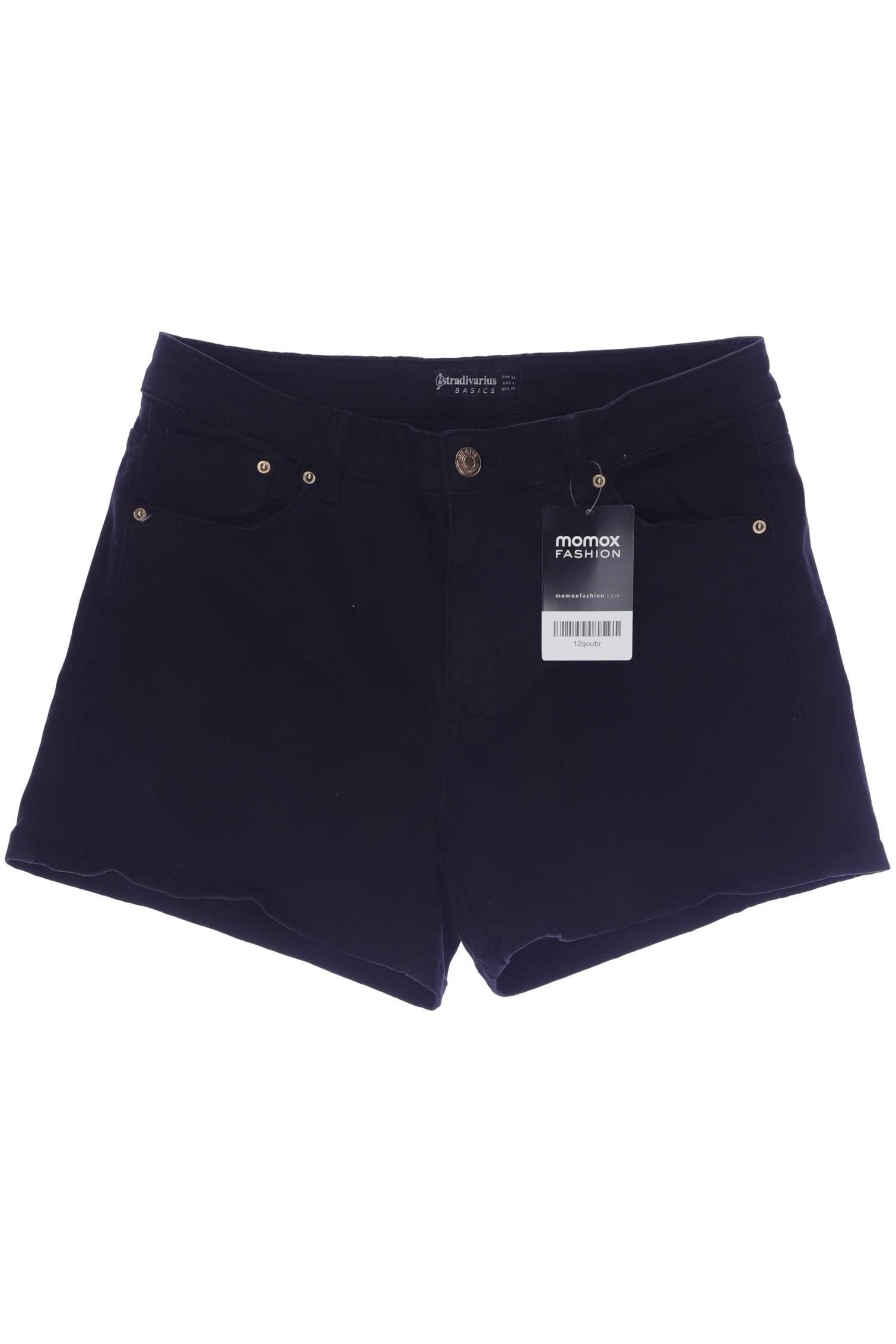

Stradivarius Damen Shorts, schwarz, Gr. 36