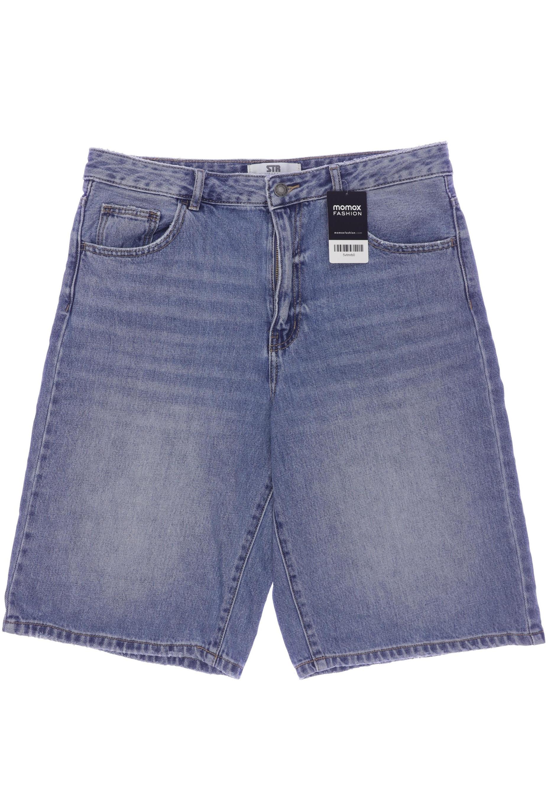 

Stradivarius Damen Shorts, blau, Gr. 40