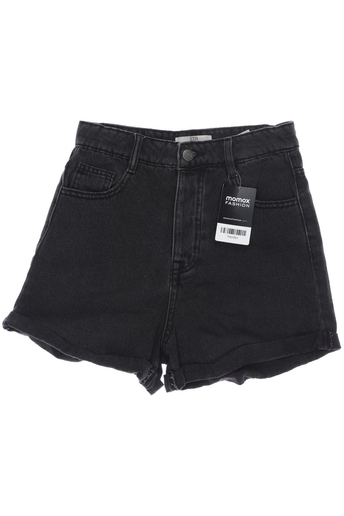 

Stradivarius Damen Shorts, schwarz, Gr. 34
