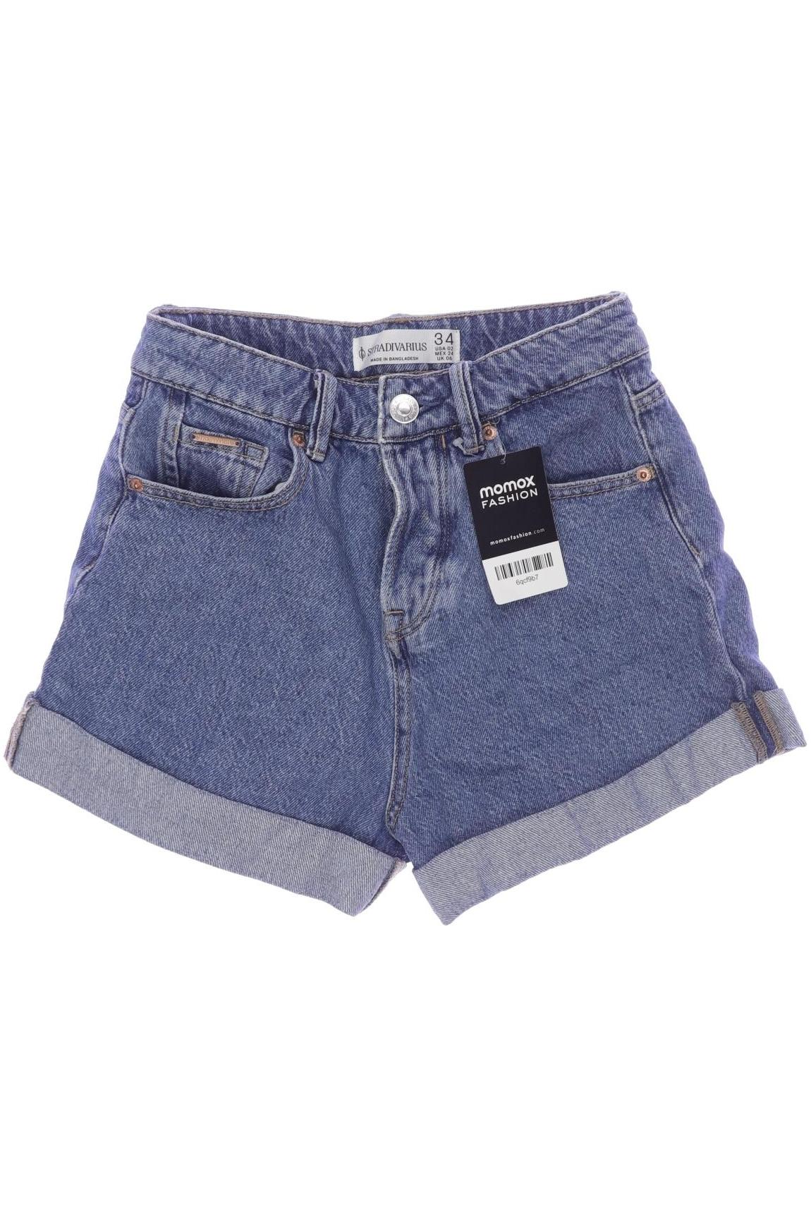 

Stradivarius Damen Shorts, blau, Gr. 34