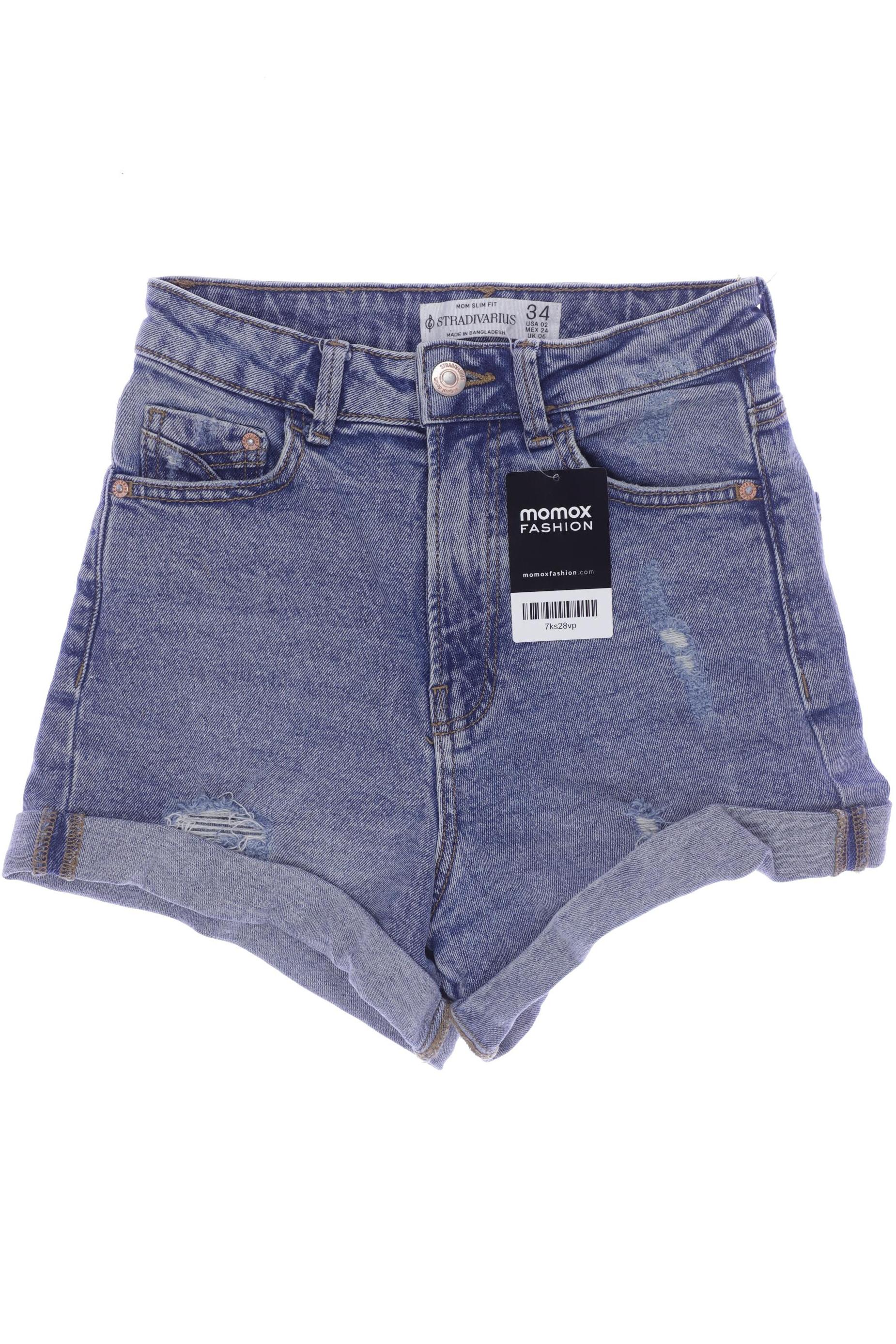 

Stradivarius Damen Shorts, marineblau, Gr. 34