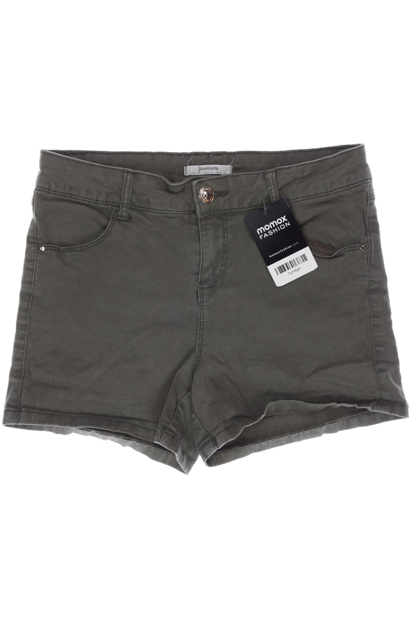 

Stradivarius Damen Shorts, grün, Gr. 36