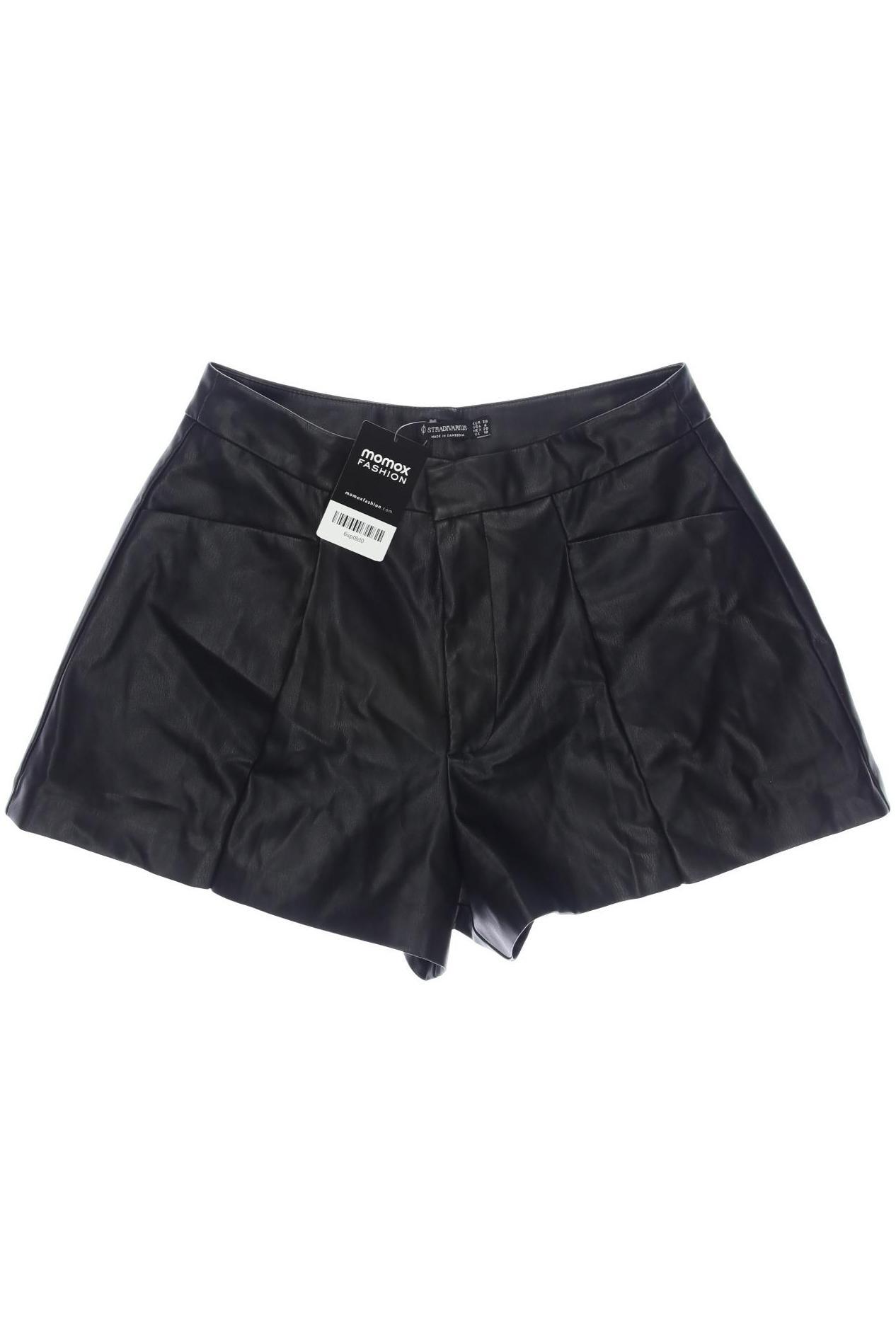 

Stradivarius Damen Shorts, schwarz, Gr. 38
