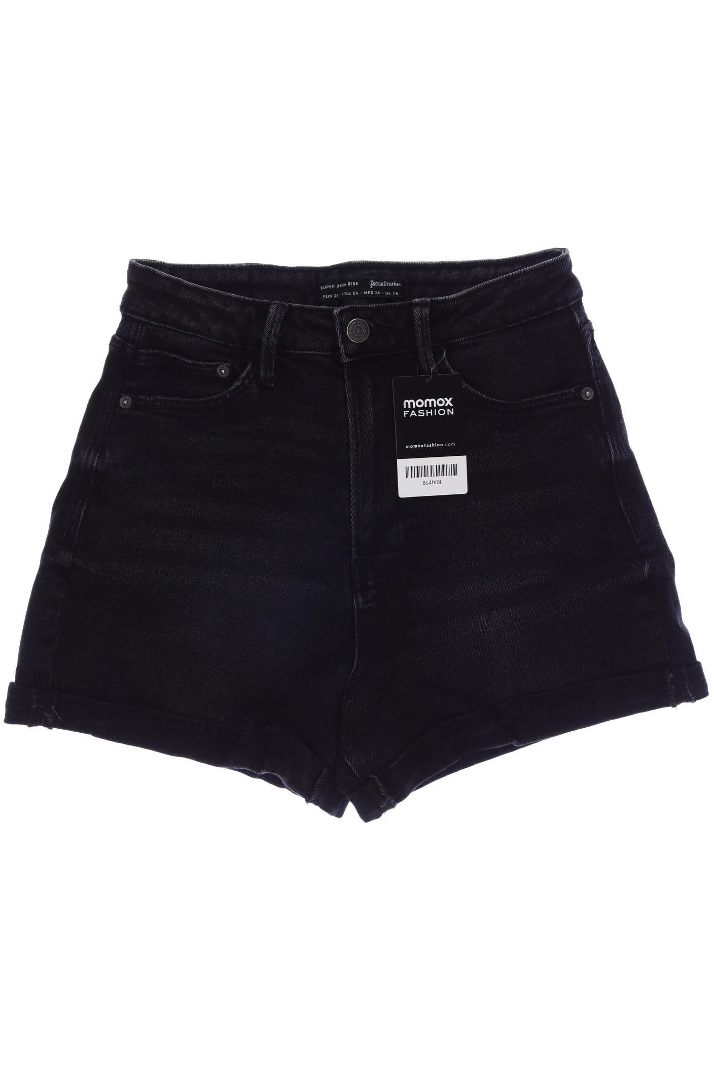 

Stradivarius Damen Shorts, schwarz