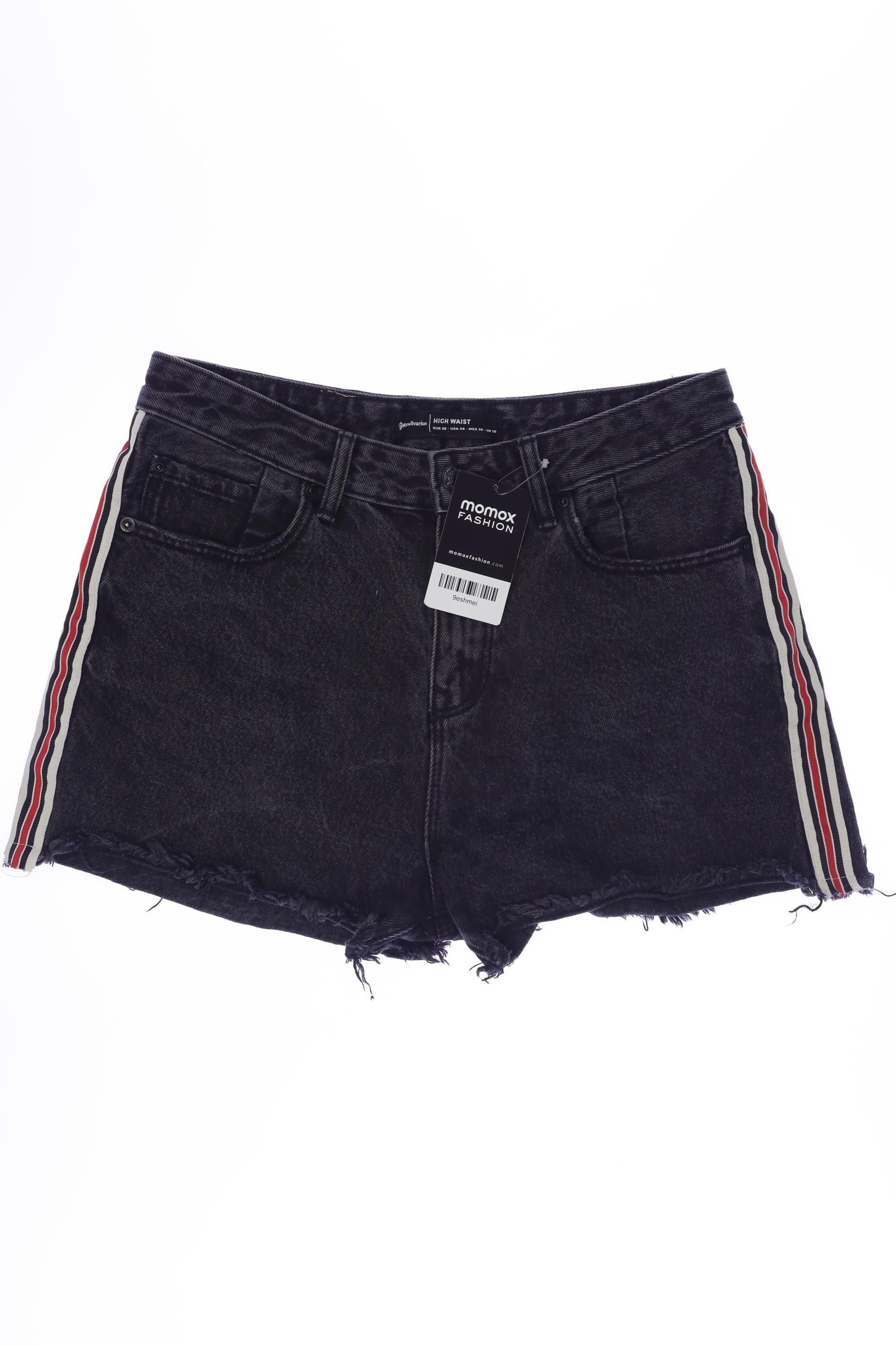 

Stradivarius Damen Shorts, schwarz, Gr. 38