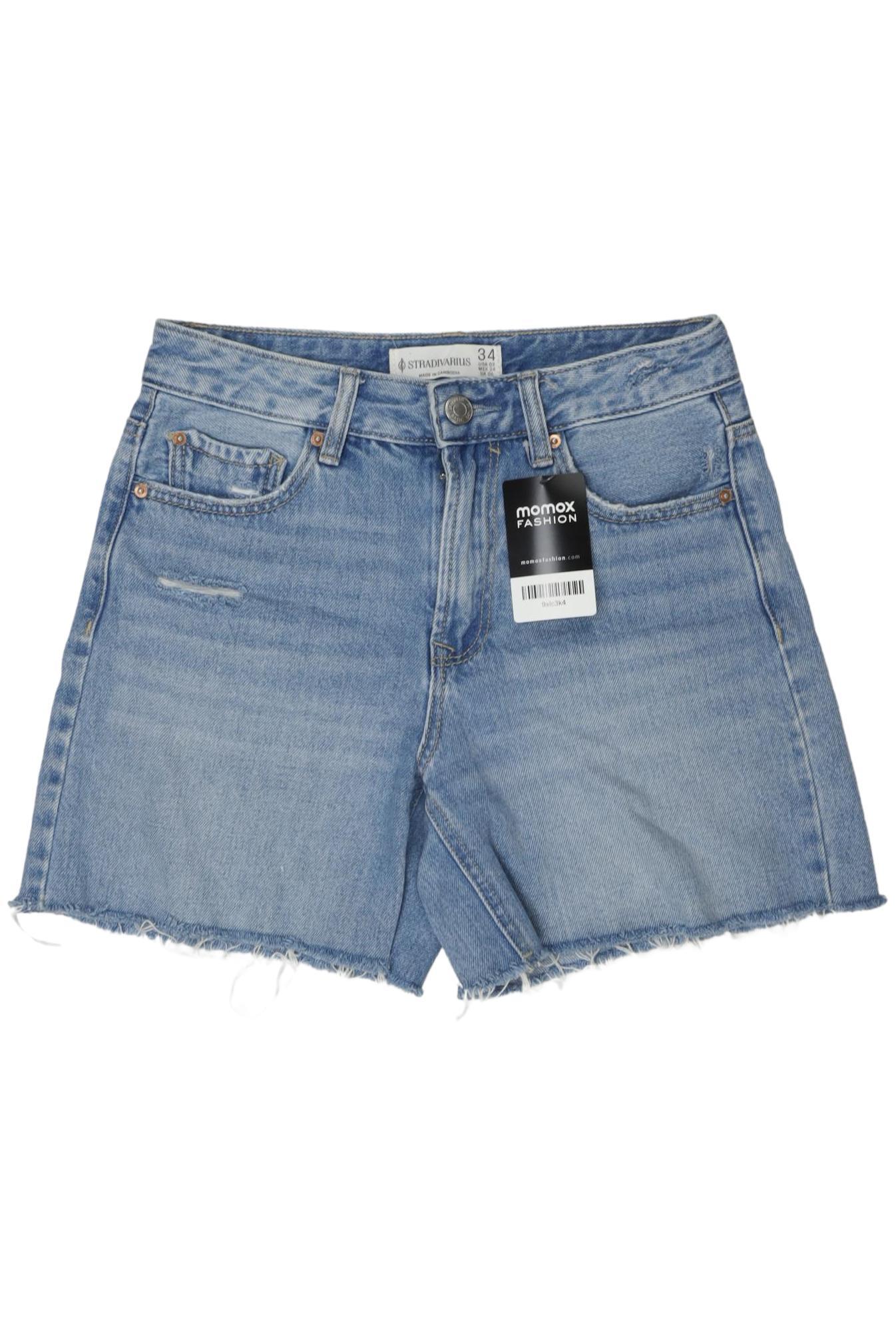 

Stradivarius Damen Shorts, blau, Gr. 34
