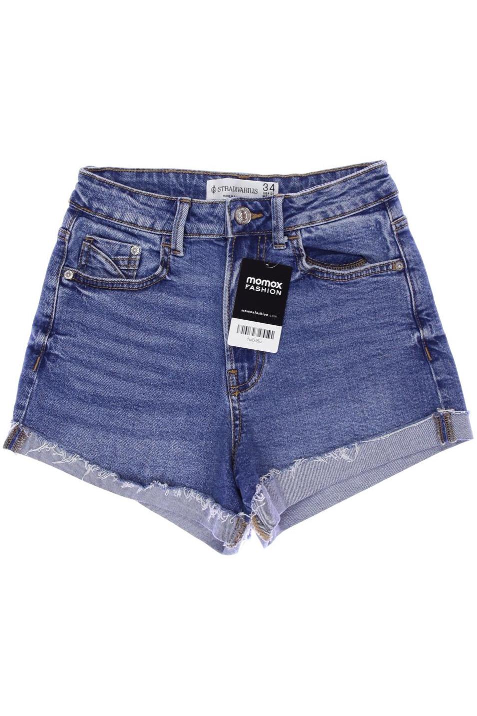 

Stradivarius Damen Shorts, blau, Gr. 34