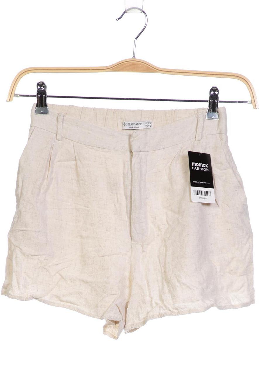 

Stradivarius Damen Shorts, cremeweiß, Gr. 36